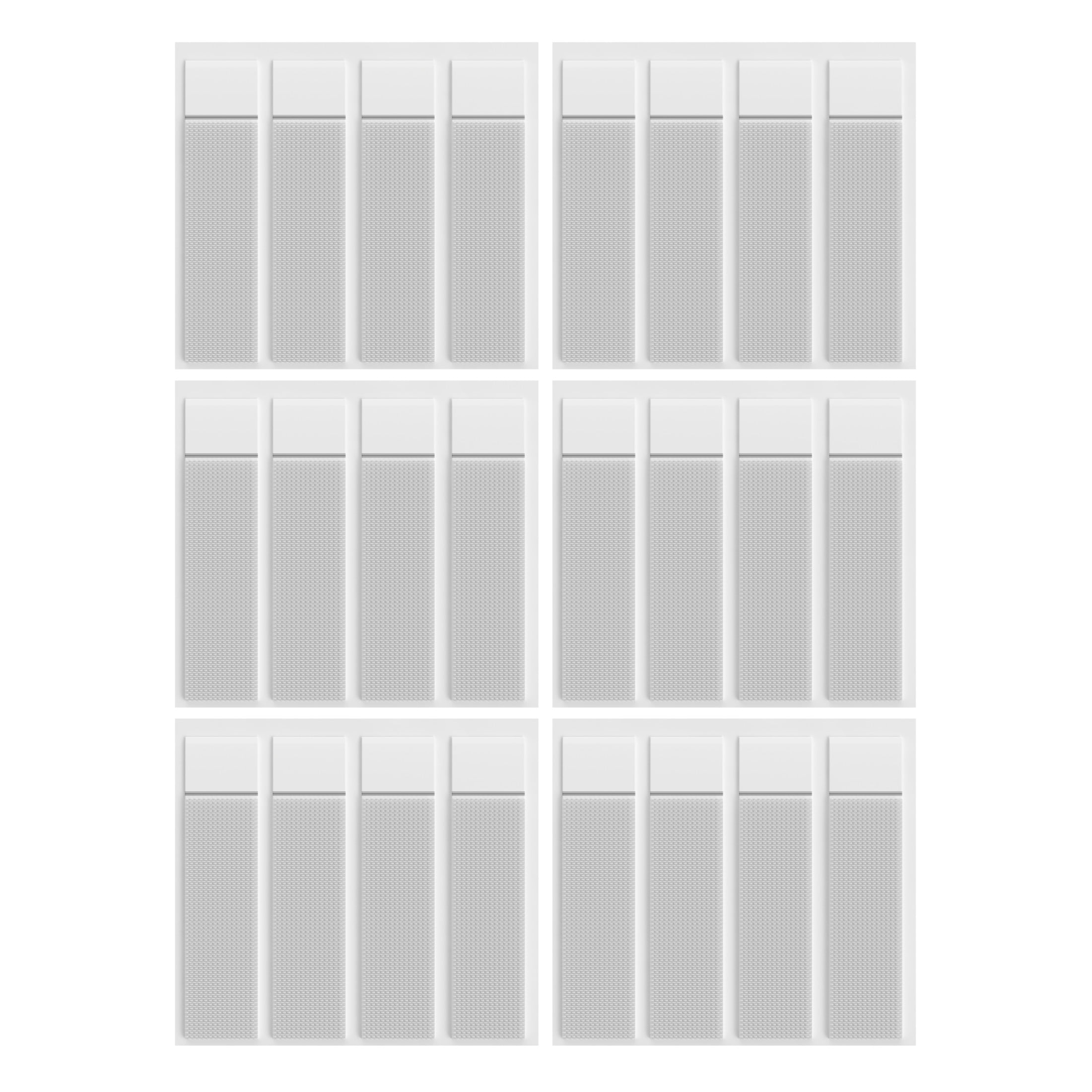 FrogTape reMOVEables Large Picture Hanging Strips (White, 12 Pairs) l6is2