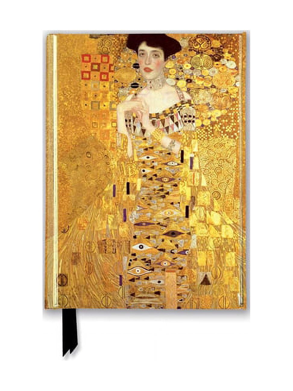 Flame Tree Publishing Gustav Klimt Adele Bloch Bauer I Pocket Notebook (Hardcover, Red, 160 Pages) oxhqo
