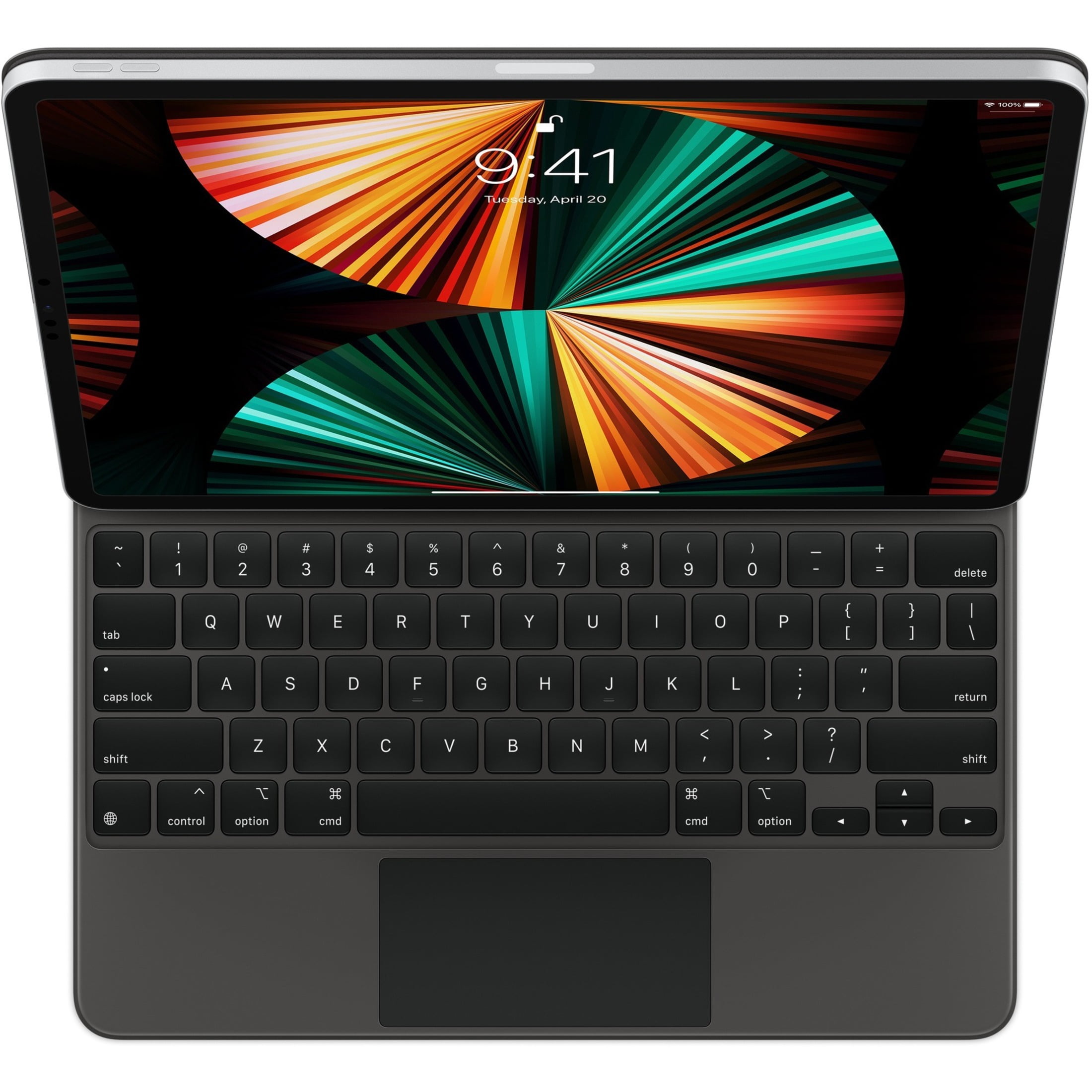 Apple Magic Keyboard for iPad Pro 12.9 inch (3rd, 4th, 5th, 6th Gen) Backlit Keys with Trackpad (Black, 1 Pack) o5k8a