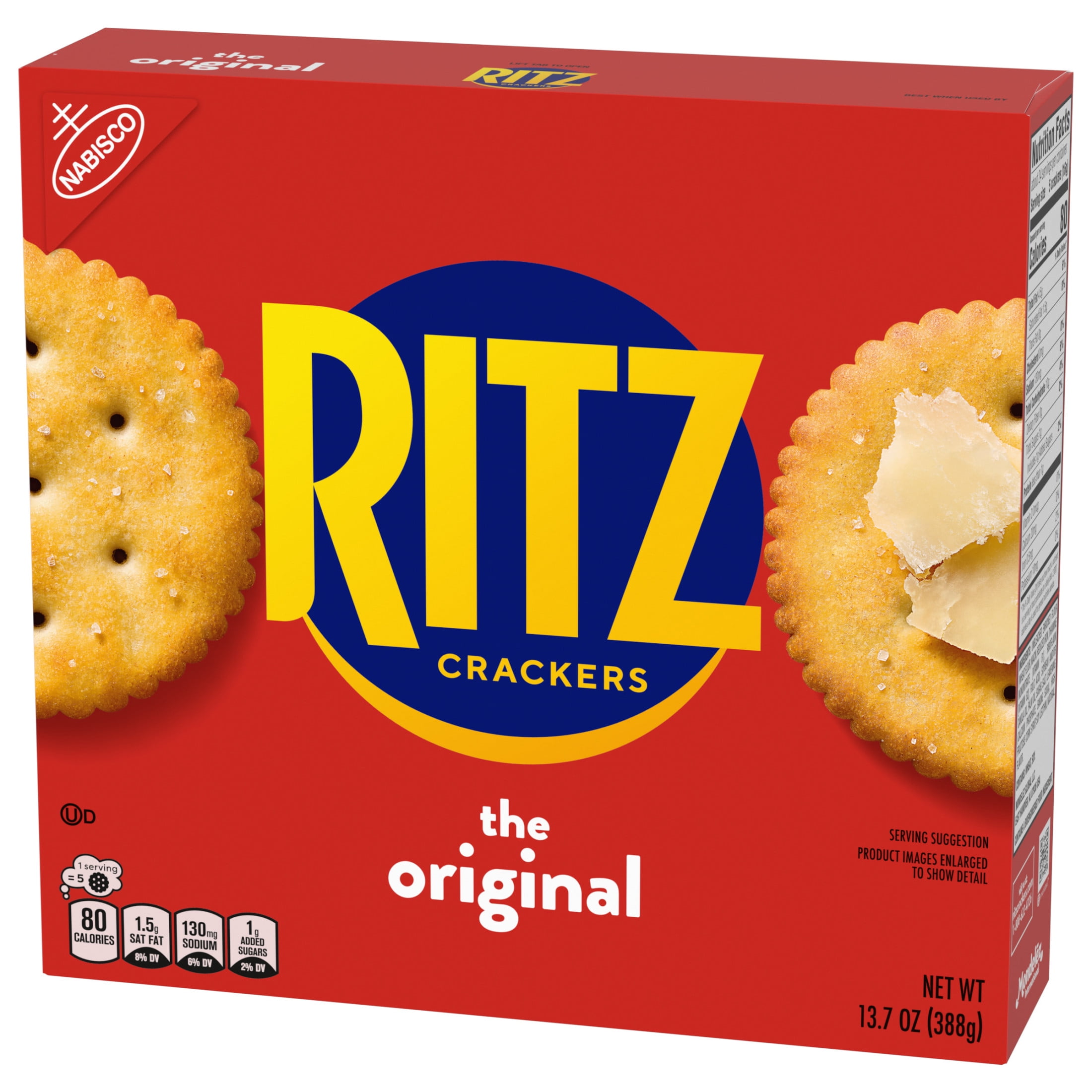 RITZ Original Crackers, Flaky and Buttery Snack Crackers for Appetizers and Quick Meals (13.7 oz) b28af
