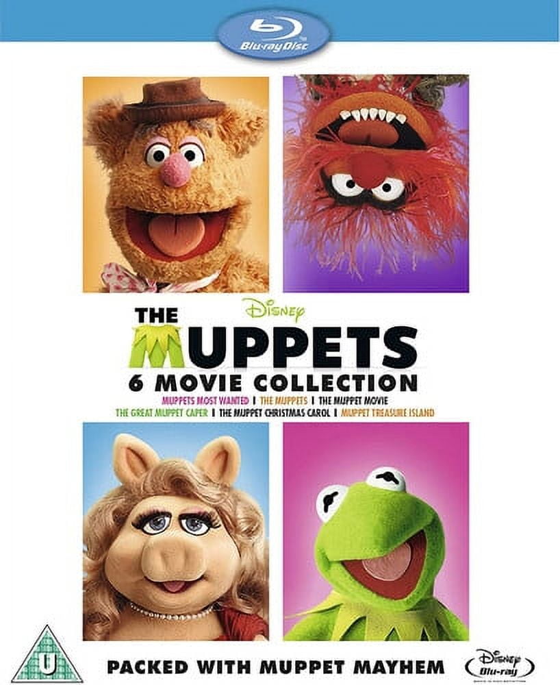 Jim Henson Co The Muppets 6 Movie Collection (Blu-ray, 6-Disc Set) x0i9t