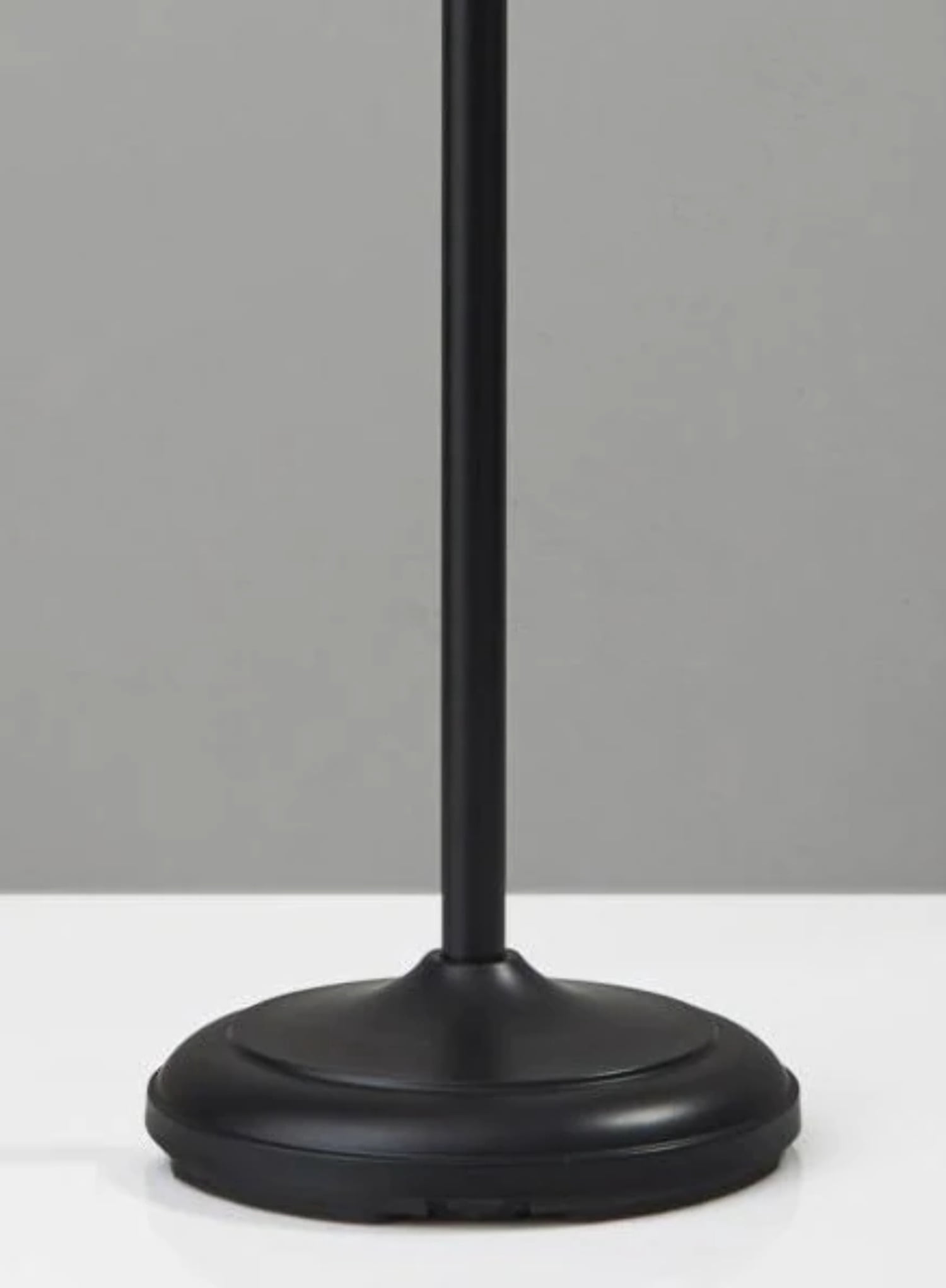 HomeRoots Torchiere Floor Lamp, Tailored Satin Steel Metal Finish with White Shade (71 in Height) 7zxfg