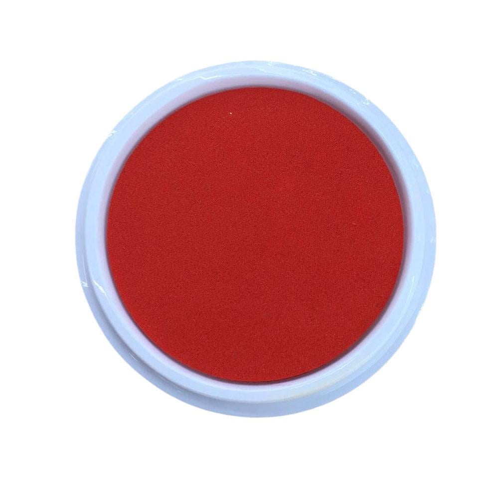 PULMCheerger Washable Finger Ink Pad for Kids DIY Crafts (Red, 3 in x 3 in) jf46y