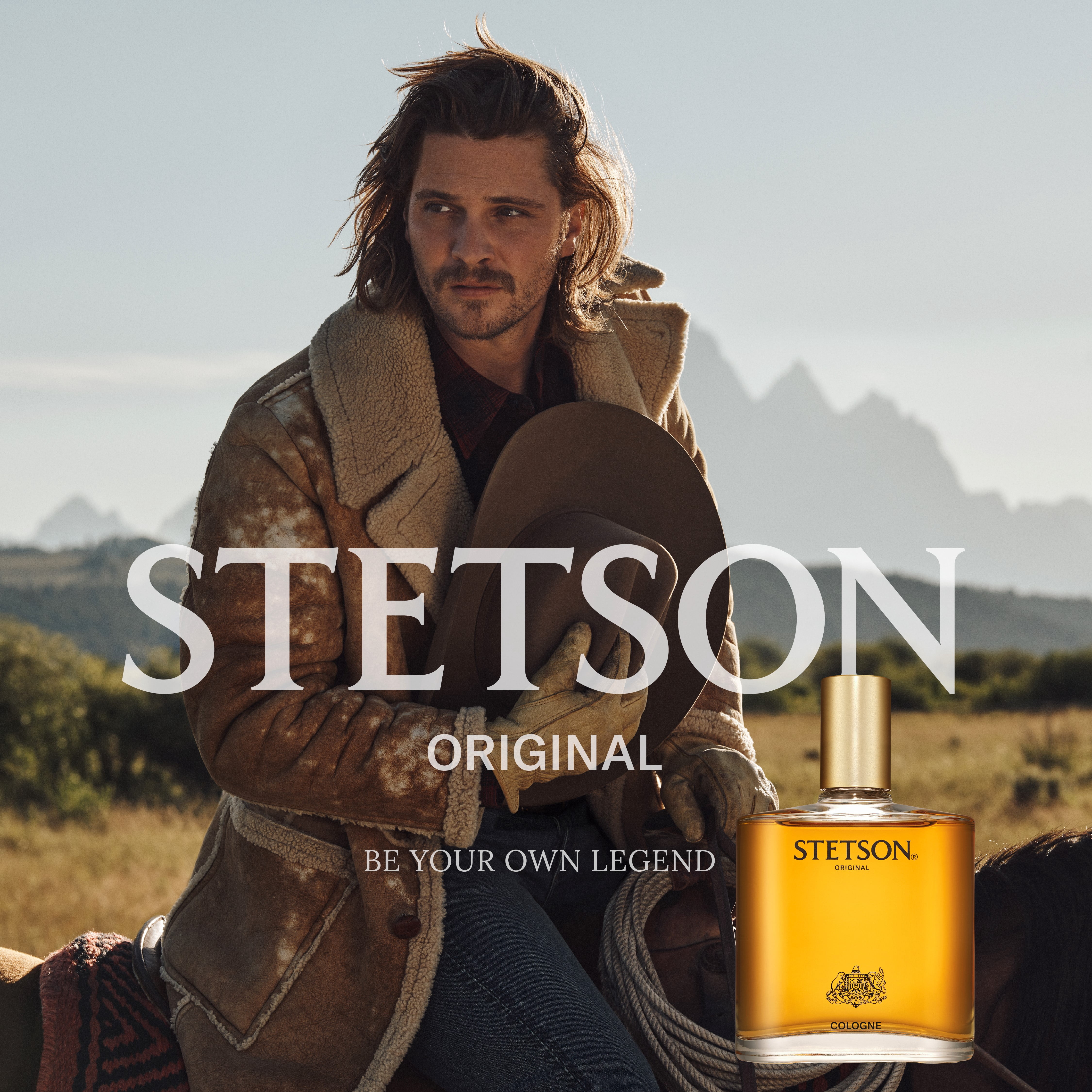 Stetson Original Eau de Cologne for Men, Classic Woody Musk Fragrance (3.5 fl oz) d5tn2