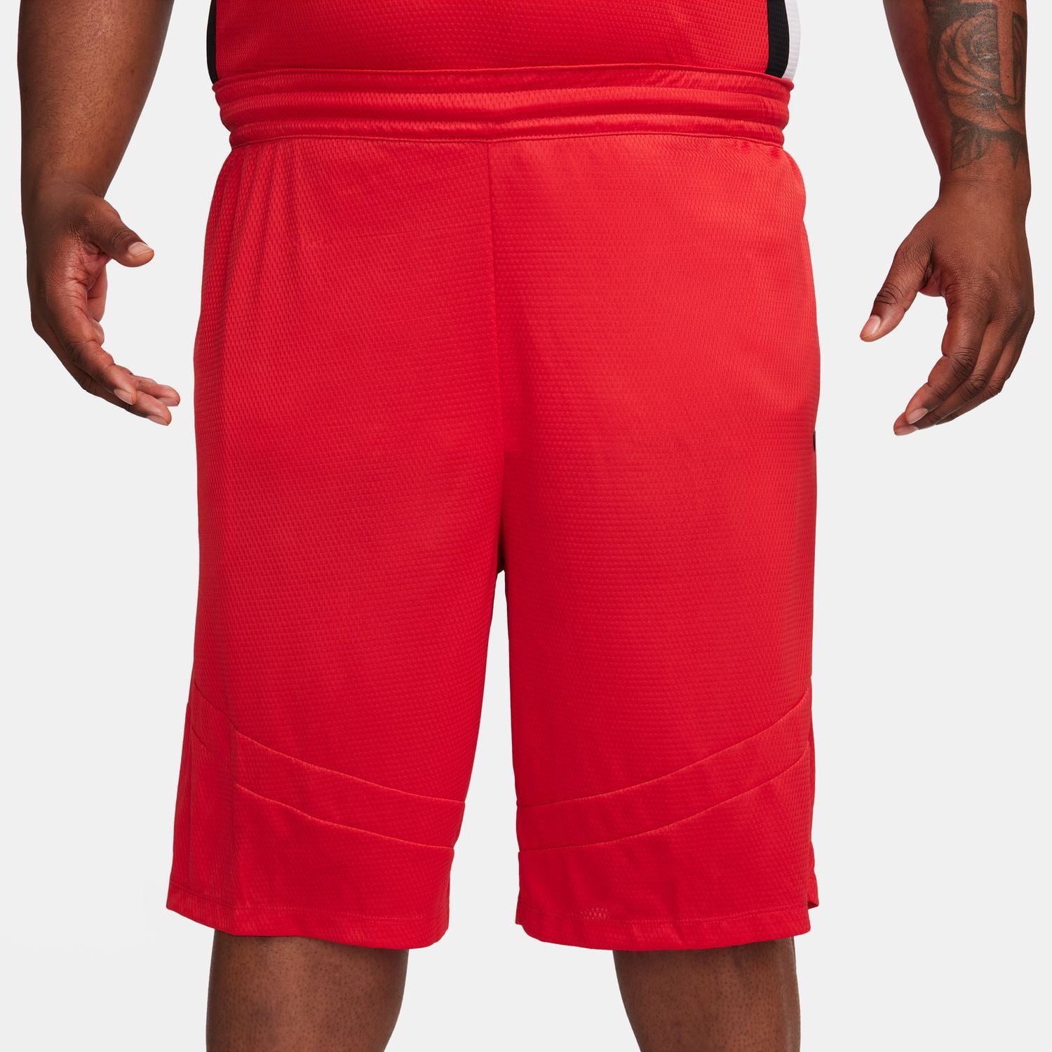 Nike Icon Dri-FIT Basketball Shorts Moisture-Wicking Athletic Apparel (University Red, 4XL) wh6y9