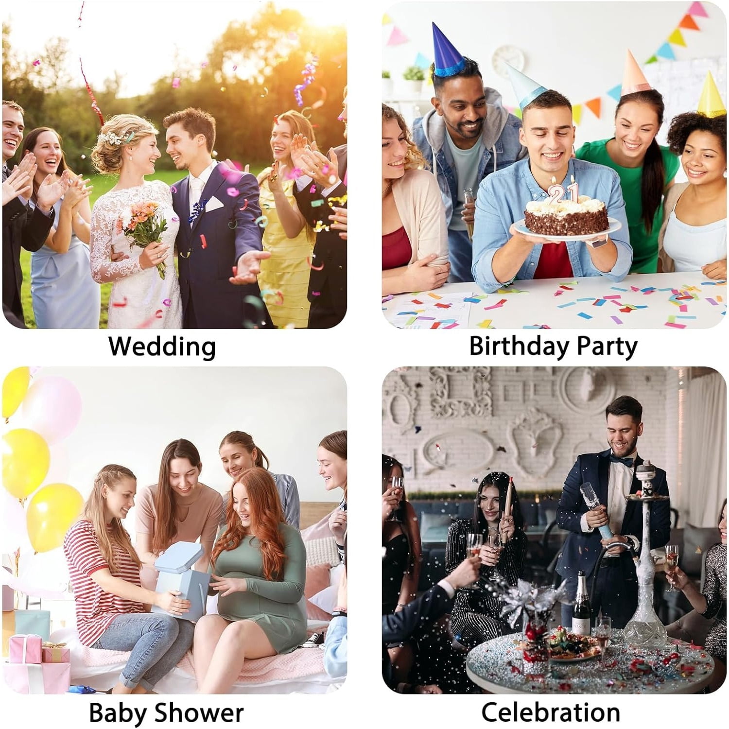 BTY KA Hexagon Wedding Arch Stand, Metal Balloon Arch Frame for Party Decorations (Gold, 7.2 x 6.2 ft) dshgt