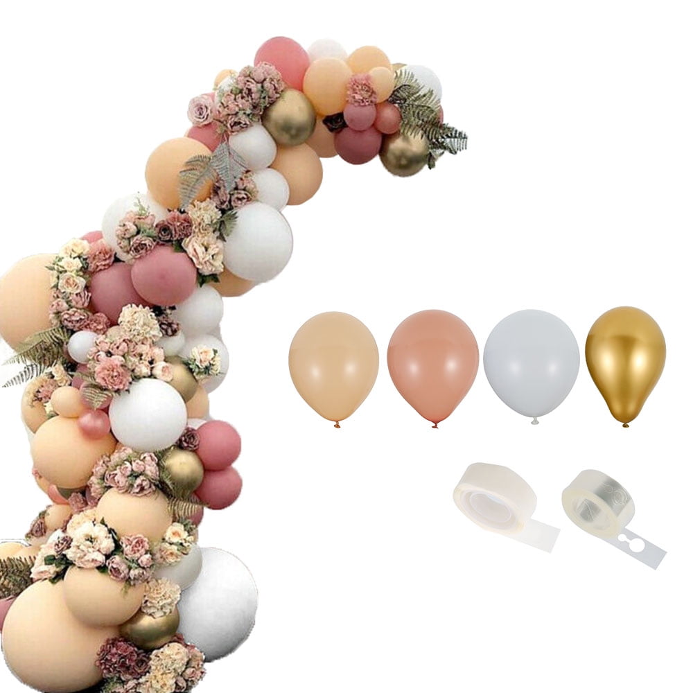 Dznils Macaron Pastel Balloon Garland Arch Kit, DIY Party Decoration Set with Confetti Balloons (105 Pieces) u98j0