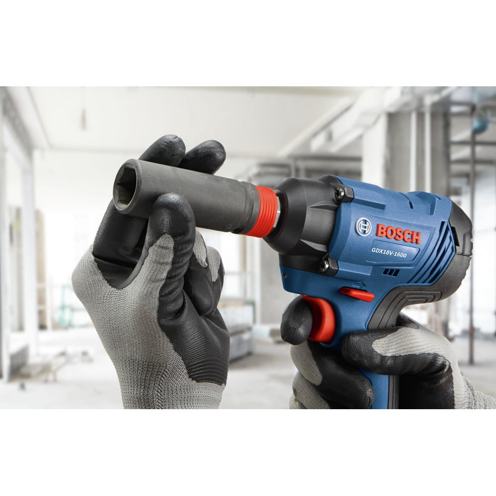 Bosch GDX18V-1600B12-RT Freak 18V Cordless Two-In-One Impact Driver Kit (Refurbished, 2 Ah) l3v8a