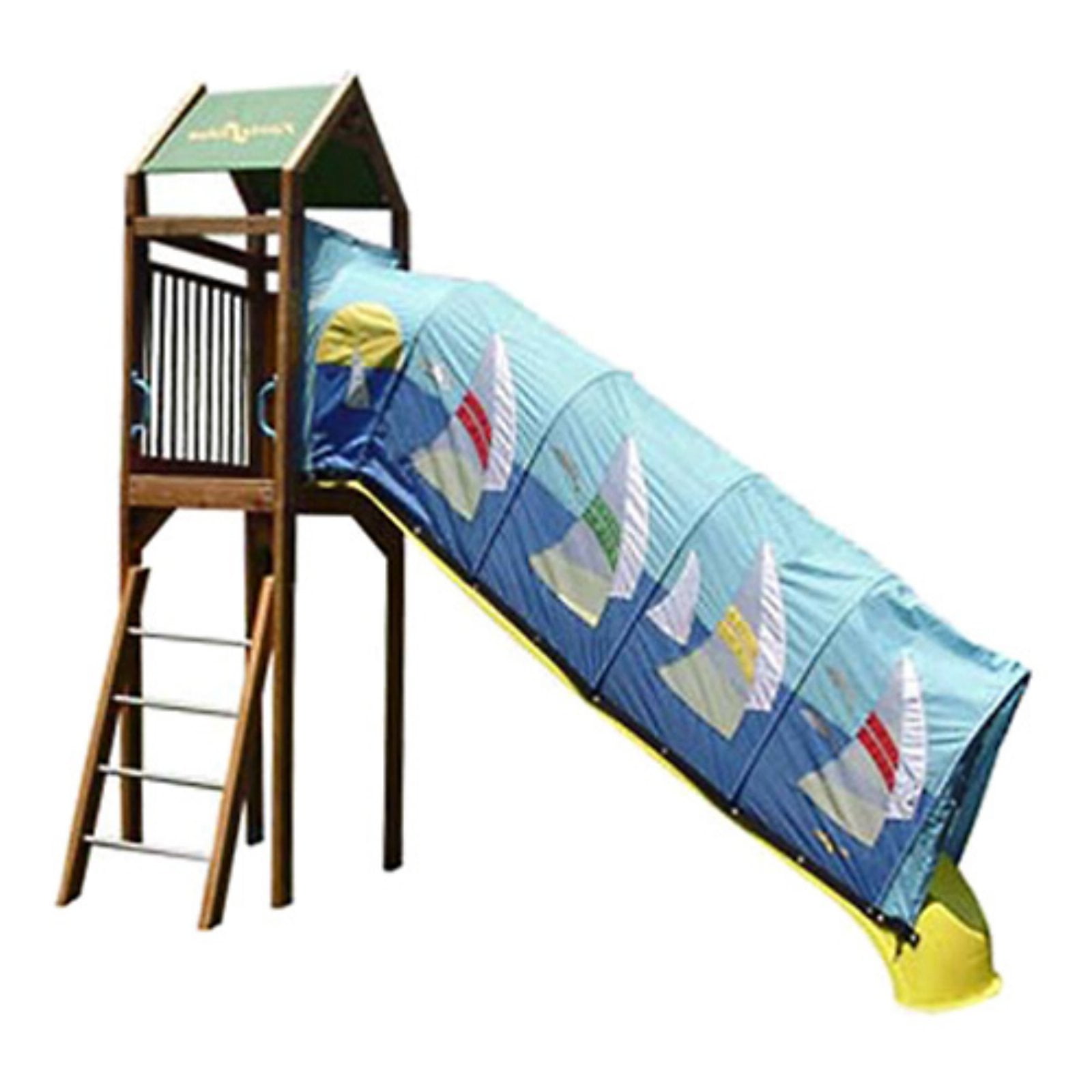 KidWise FantaSlides Sloopy Slide Cover for Playground Equipment (Blue, 10 ft) rkw6c