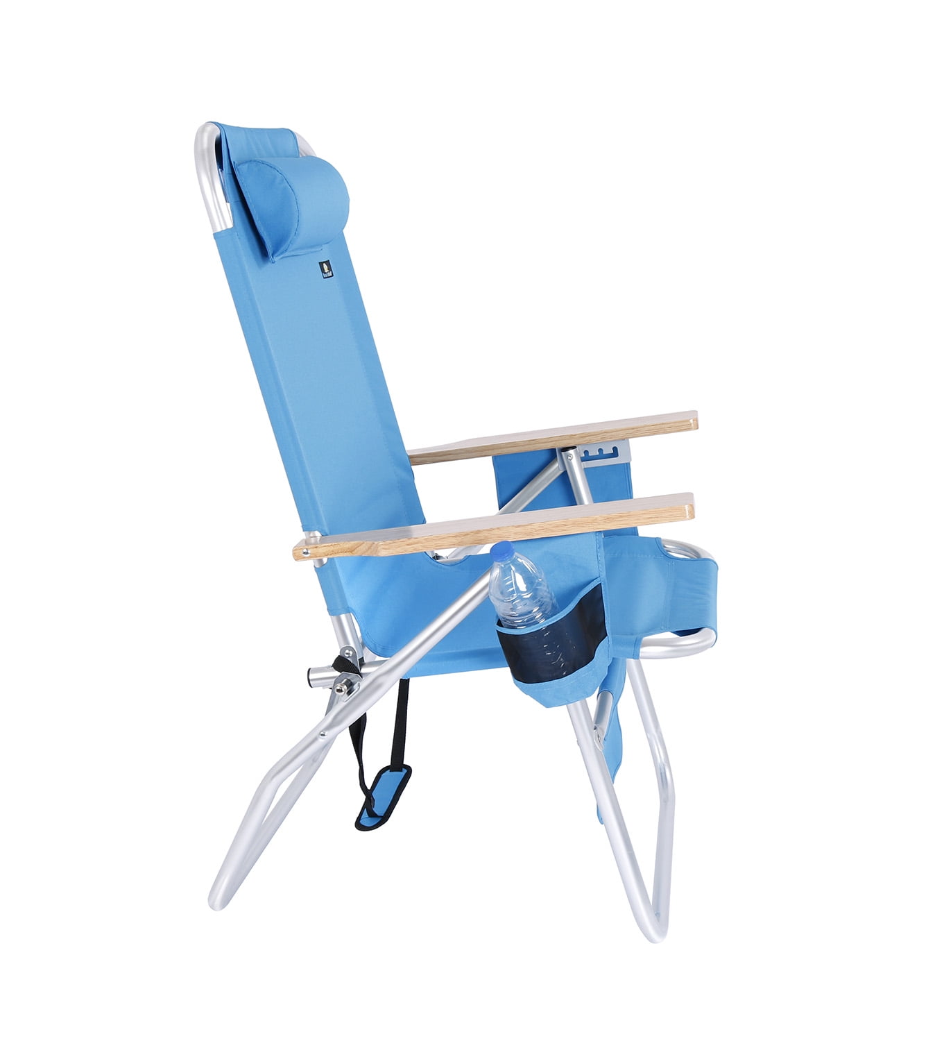 Beachmall Deluxe Heavy Duty Beach Chair for Adults, Tall Wide Design with 17 in Seat Height (300 lb Capacity) yrvcg