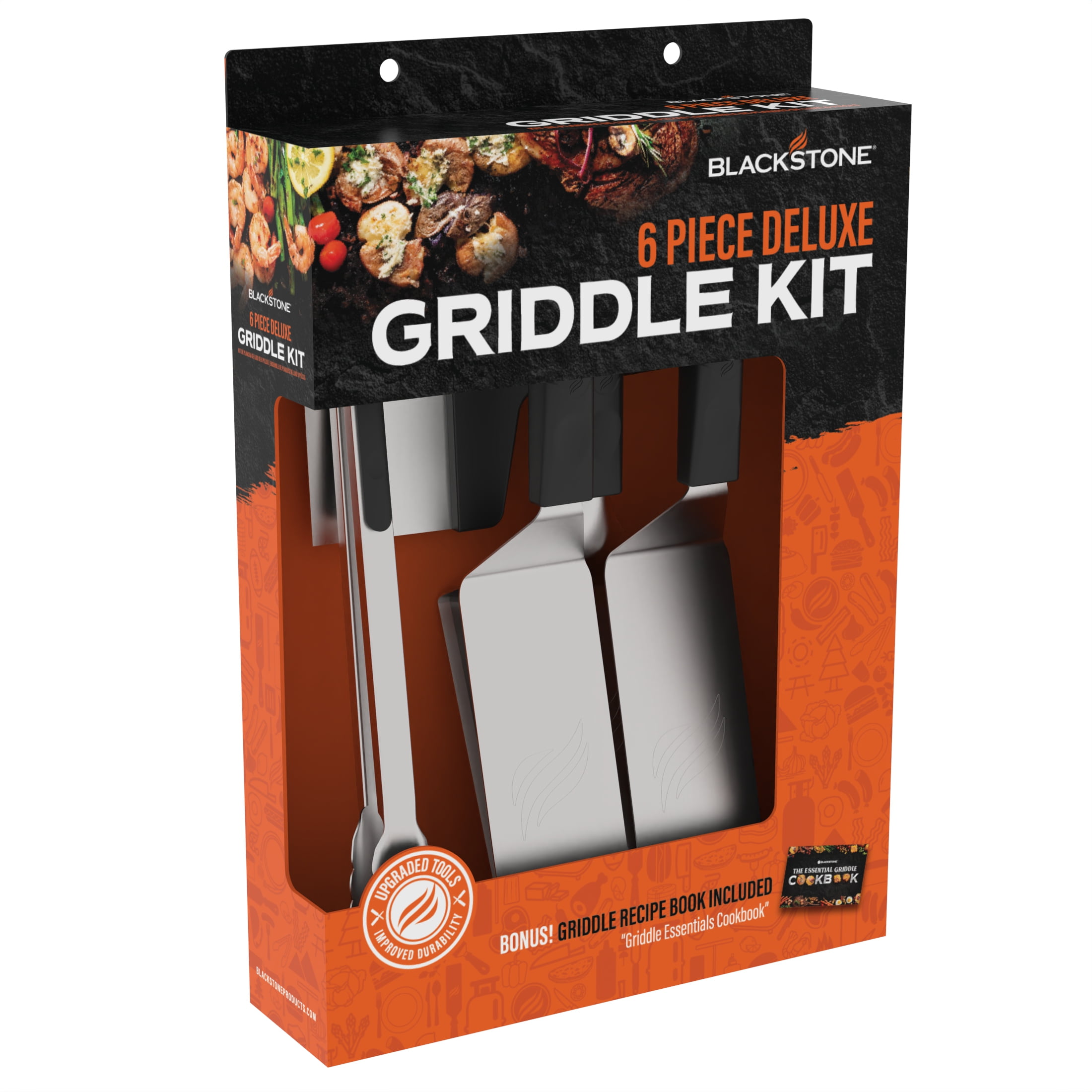Blackstone Deluxe Stainless Steel Griddle Spatula Tool Set (6-Piece) t2a99