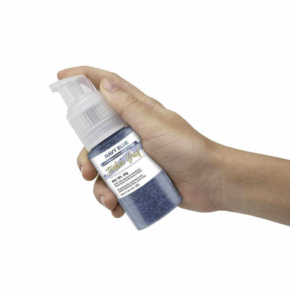 Bakell Tinker Dust Edible Glitter for Cakes and Drinks (Navy Blue, 0.9 oz) 5v2bx