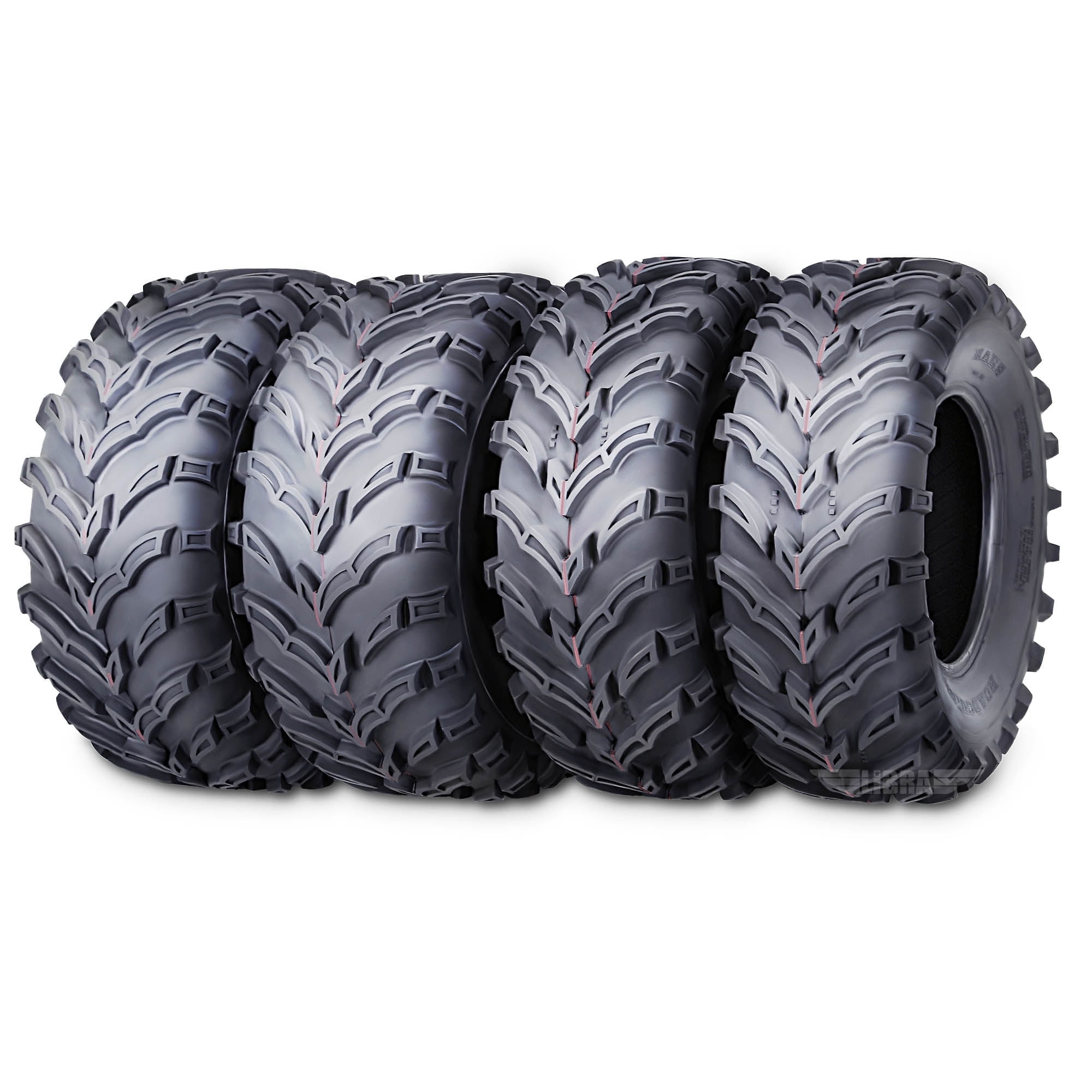 Roadguider ATV UTV Tires Set of 4 (26x9-12 Front, 26x11-12 Rear, 6-Ply Rated) 7i0mh
