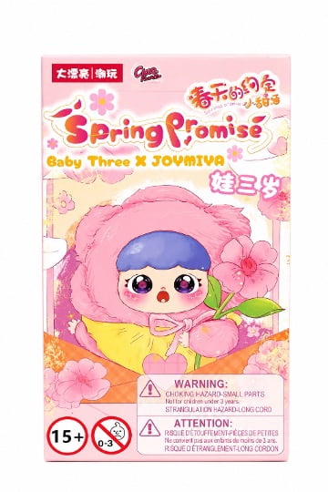 Baby Three Joy Miya Vinyl Face Plush Collectible Figure (Random Character, 8 in) jiv3n