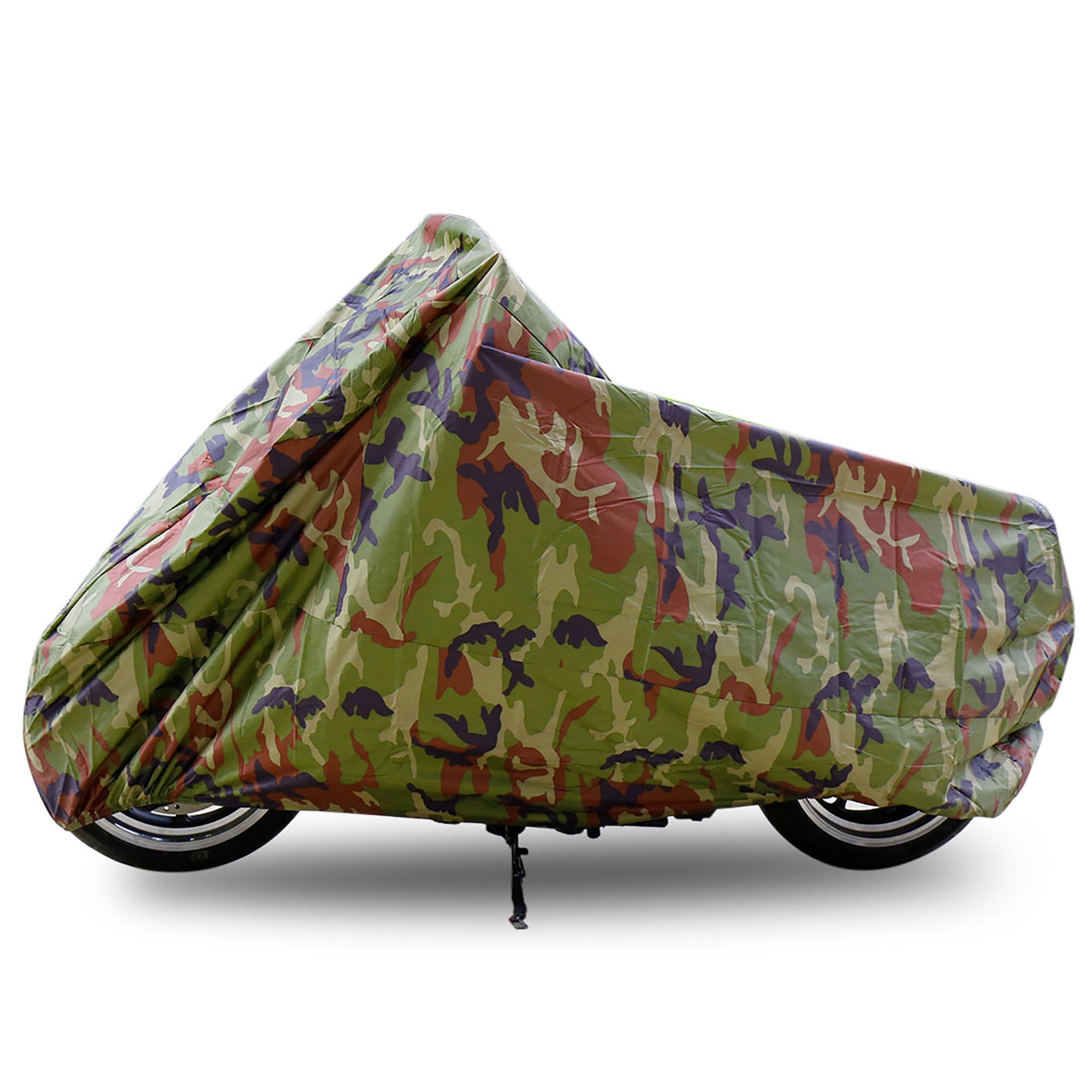 REGALWOVEN Motorcycle Cover Waterproof Outdoor UV Protection (Camouflage, XXXL) lv4rs