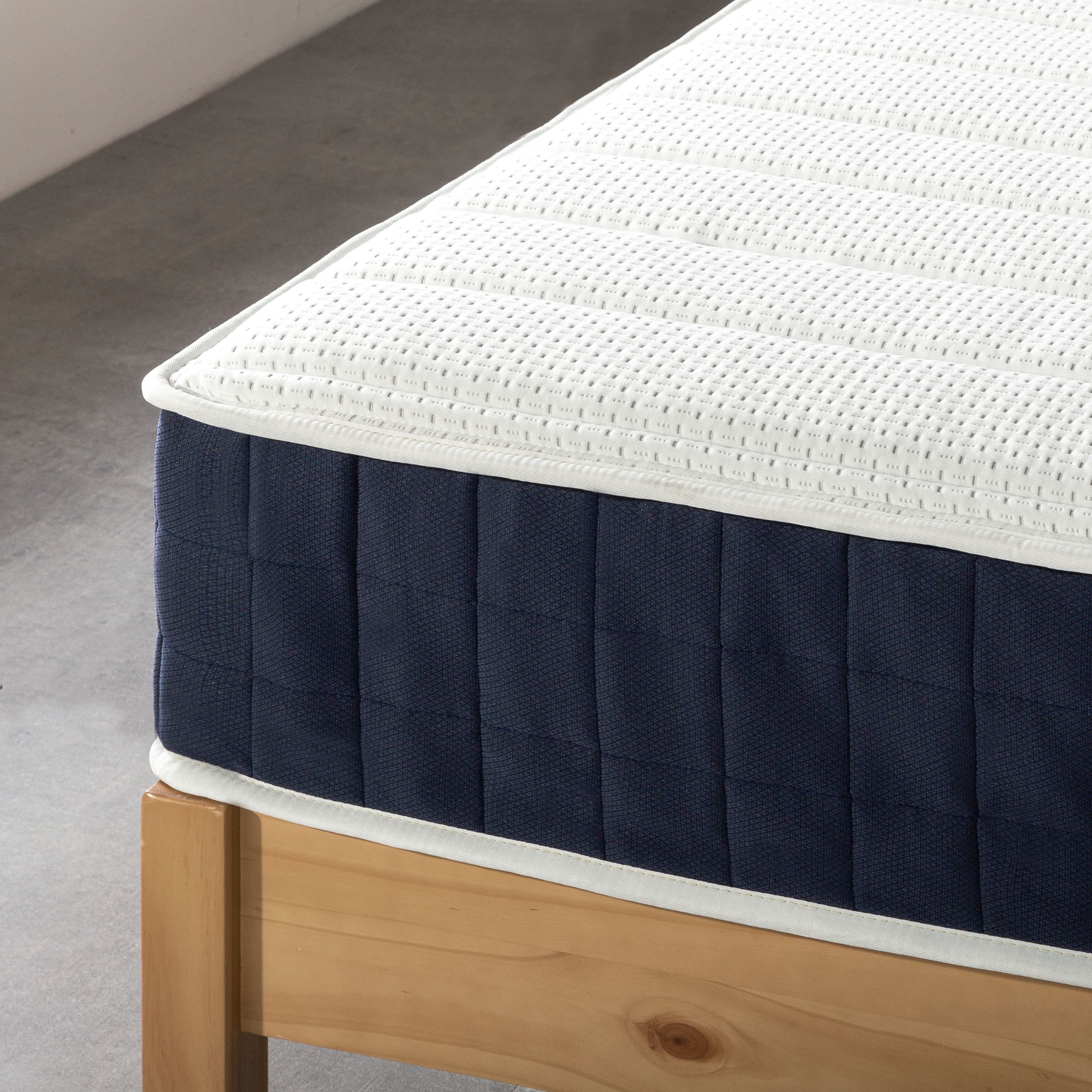 Mellow Rena 10 in Green Tea Memory Foam Pocket Spring Mattress (Green, Full) w9wyv