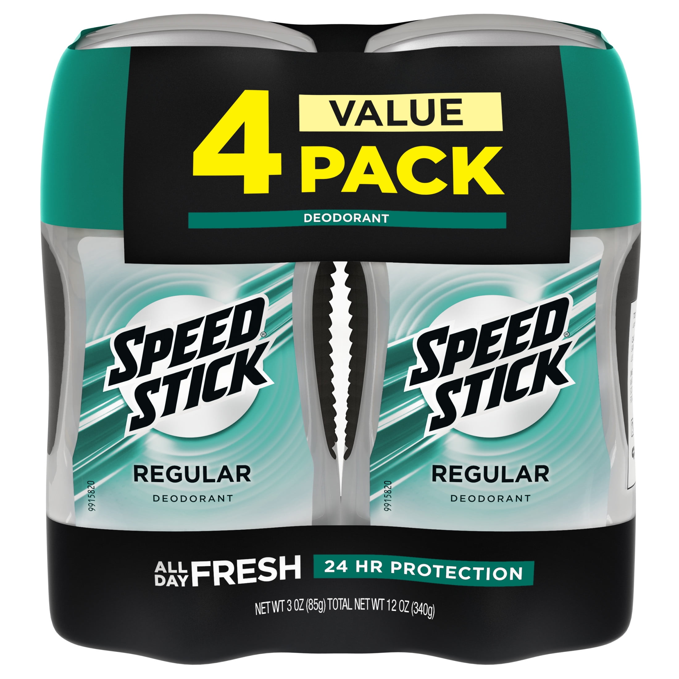 Speed Stick Men's Antiperspirant Deodorant, Regular Scent, Long-lasting Protection (3 oz, 4 Pack) imfva