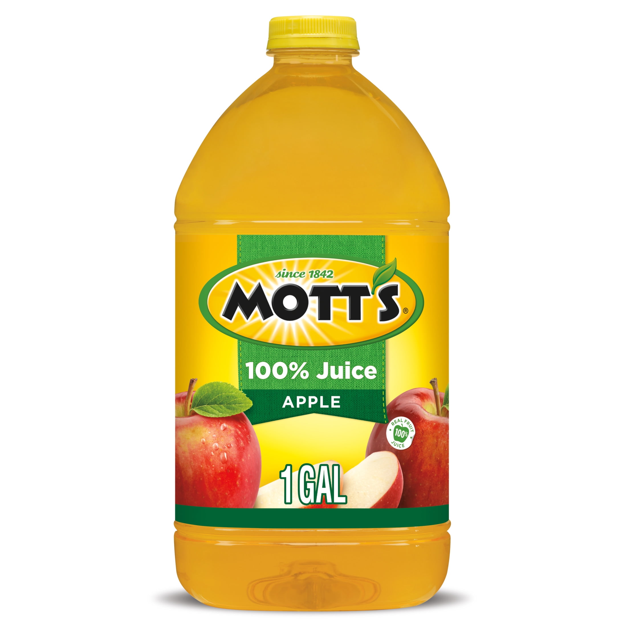 Mott's Original Apple Juice, 100% Fruit Juice, Refreshing & Natural (4 Pack, 128 fl oz) 68mki