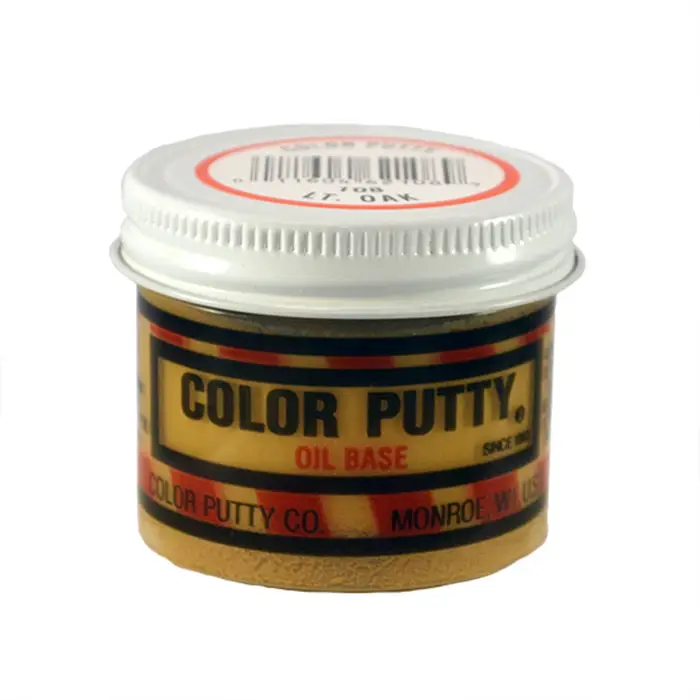 Color Putty Oil-Based Wood Filler for Furniture Repair (Light Oak, 3.68 oz) yi4qy