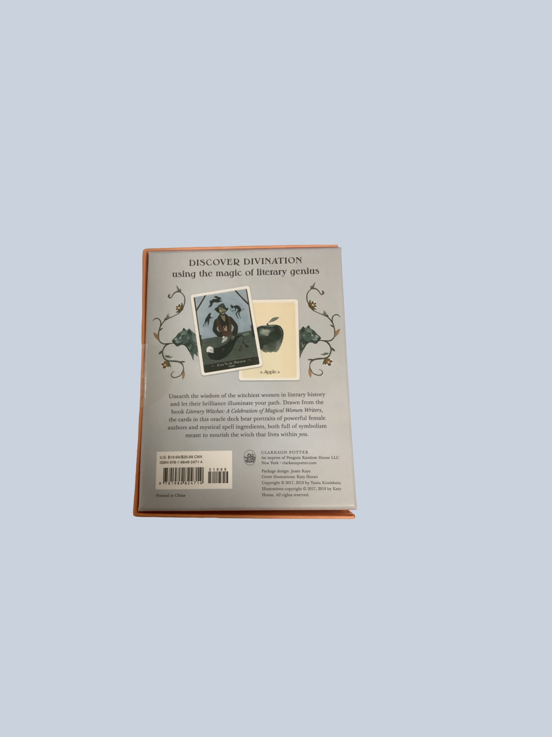 Taisia Kitaiskaia The Literary Witches Oracle Deck and Guidebook (70-Card Set, Hardcover) b5pvt