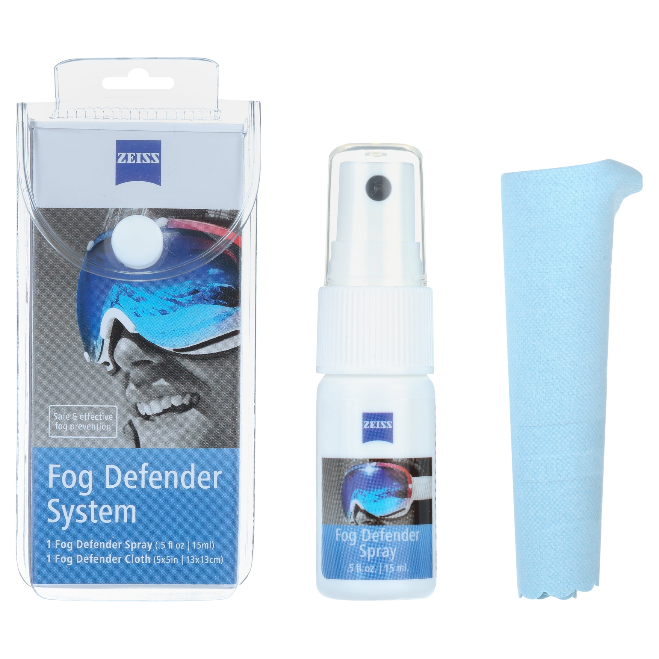 ZEISS Fog Defender System Anti-Fog Lens Spray Kit (Clear, 0.5 fl oz) 6948b