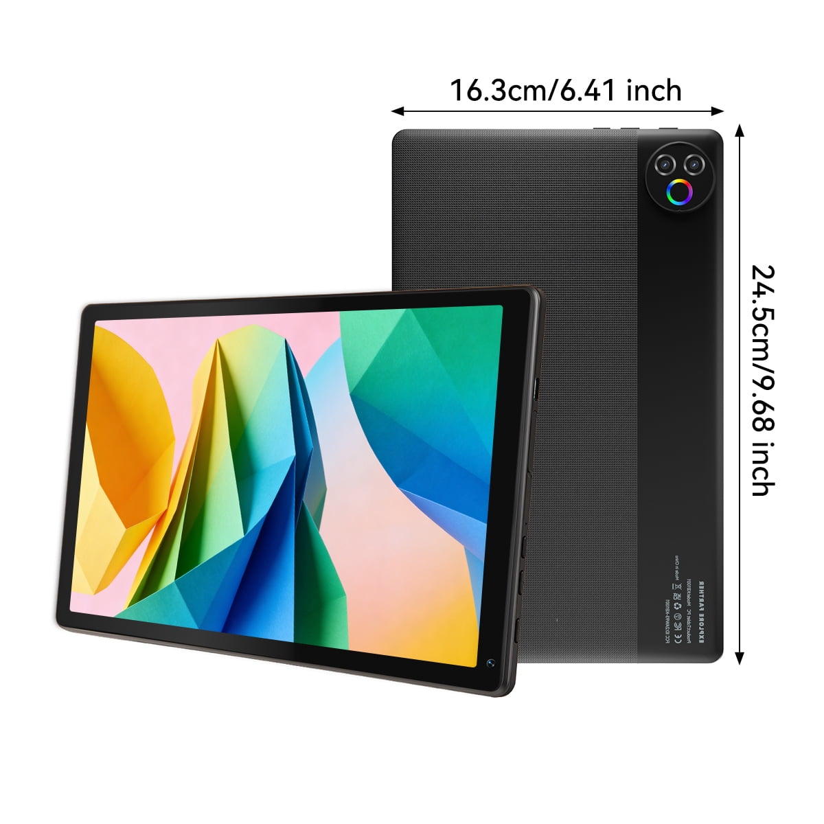 BESTSKI 10-Inch Android Tablet, High-Performance Octa-Core Processor, 16GB RAM 32GB ROM, 1TB Expandable Storage (Black, 10 in) xkoki