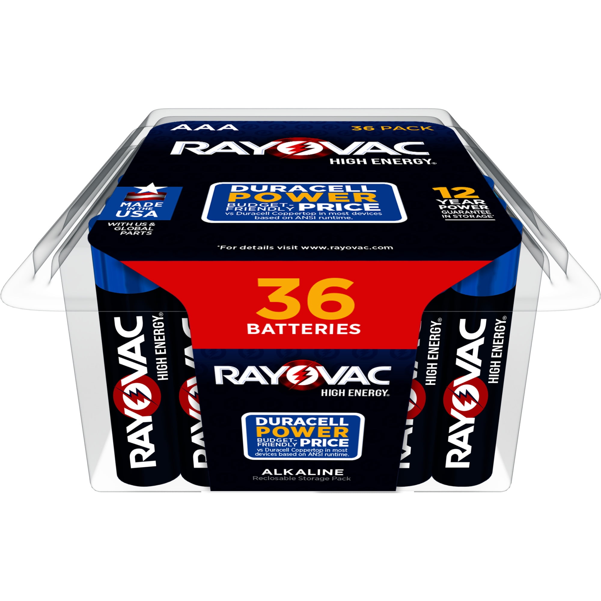 Rayovac High Energy AAA Alkaline Batteries (36 Pack) zzwvw