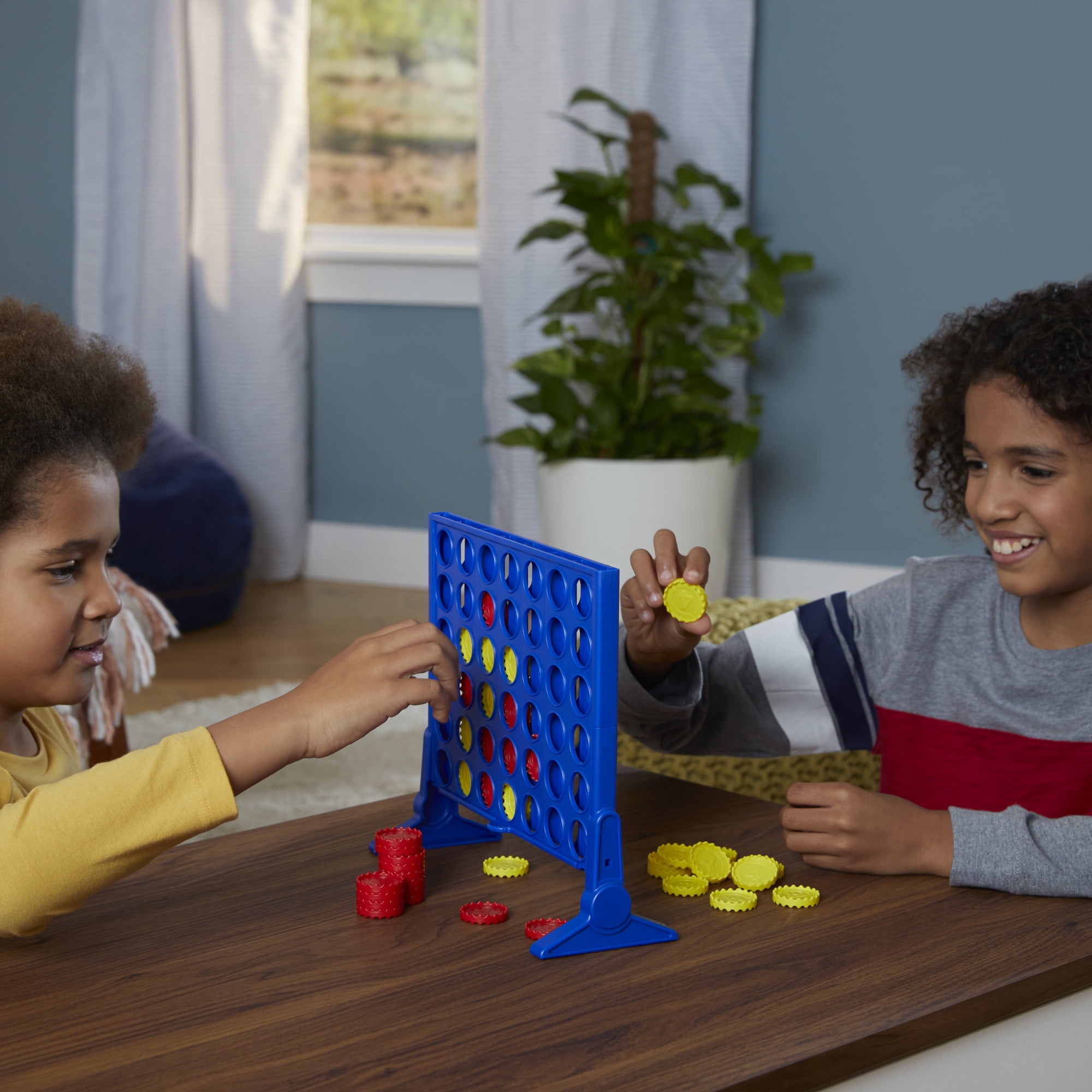 Connect 4 Classic Grid Game, 2 Player Strategy Board Game for Kids and Families (1 Set) djncd