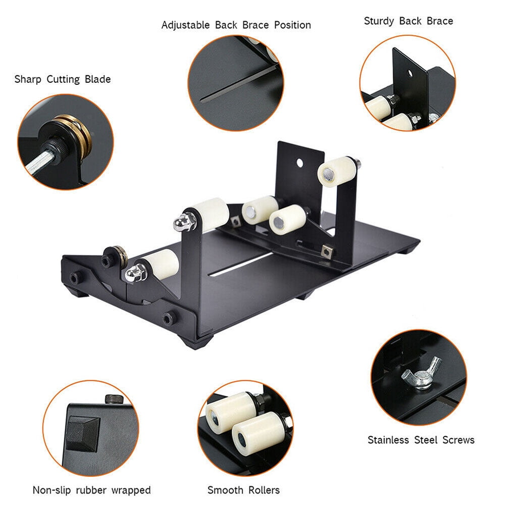 Tzdxfgl Adjustable Glass Cutter Machine for Square and Round Glass (Stainless Steel, 1 Pack) 92gco