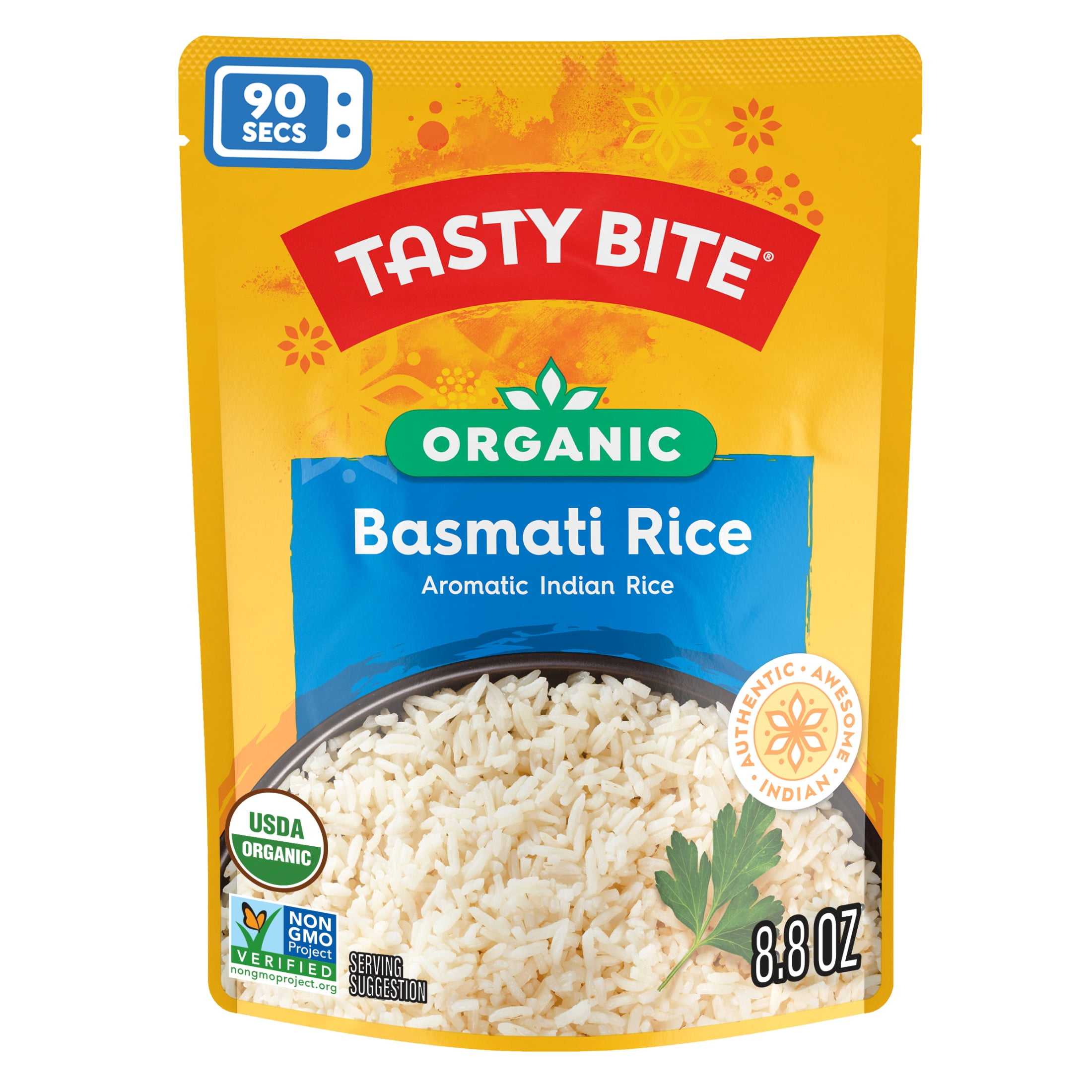 Tasty Bite Organic Basmati Rice (Fragrant, Ready-to-Heat, 8.8 oz) nog14