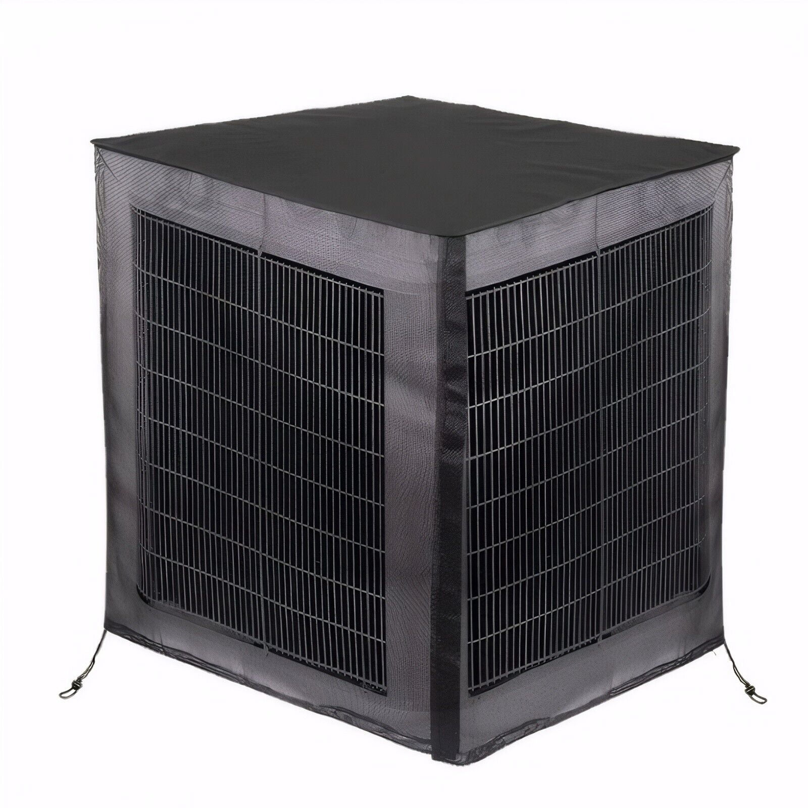 Topchances Central Air Conditioner Cover, Heavy Duty Weatherproof Outdoor AC Unit Protector (Black, 28 in x 28 in x 32 in) ayhqh