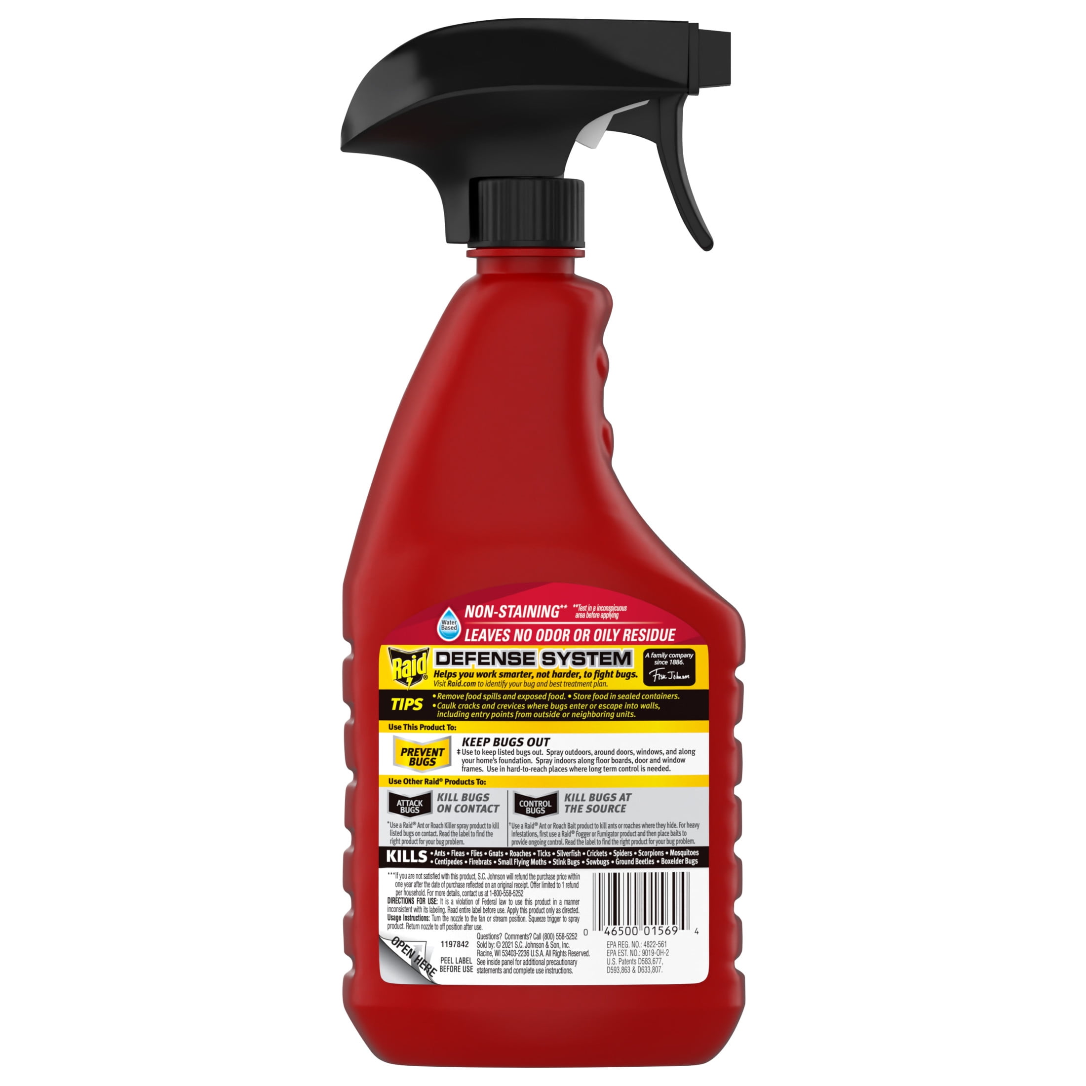 Raid MAX Perimeter Protection Multi Insect Killer Spray (Indoor & Outdoor, 22 fl oz) sm633