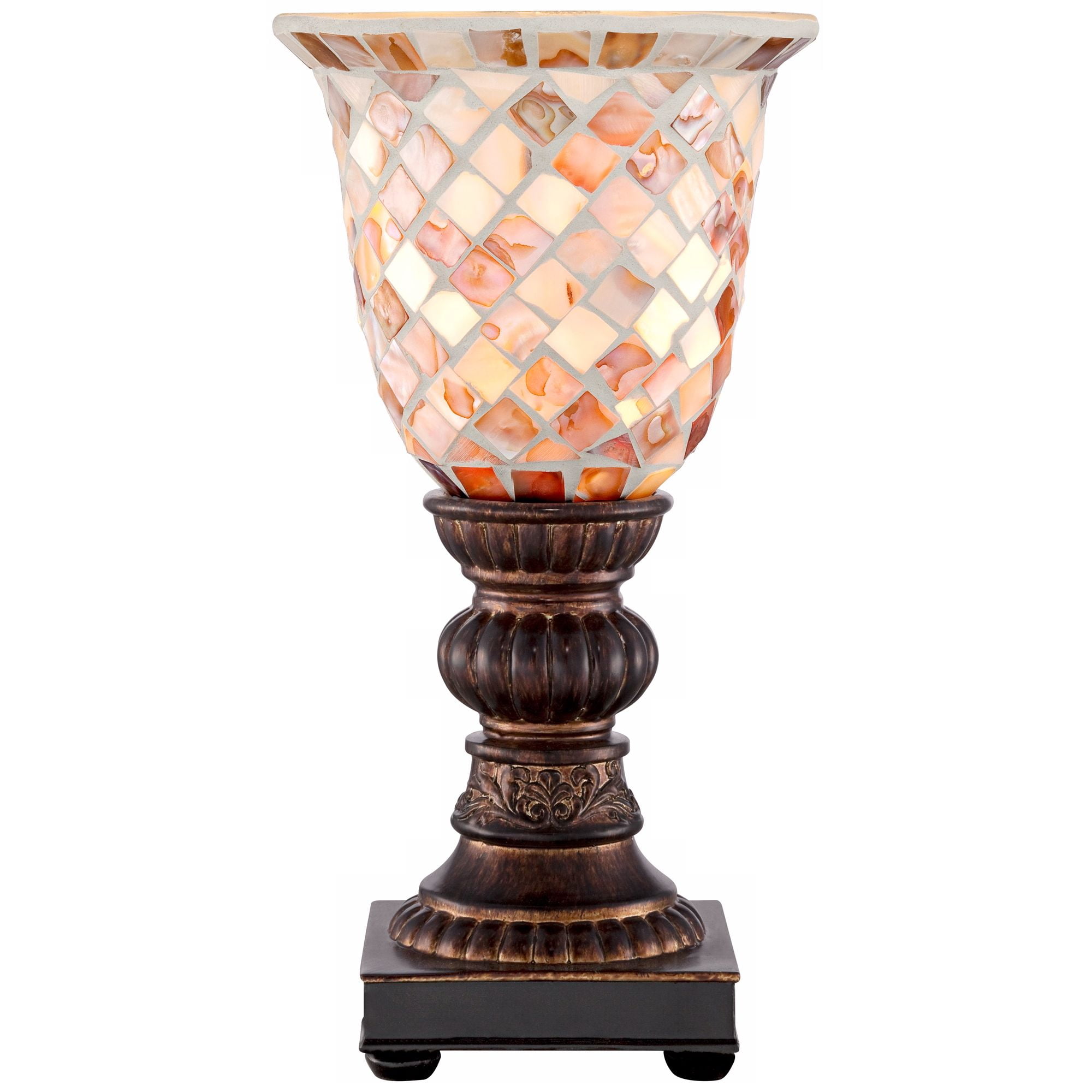Regency Hill Traditional Uplight Accent Table Lamp (Bronze, 12 in) 0mw2h