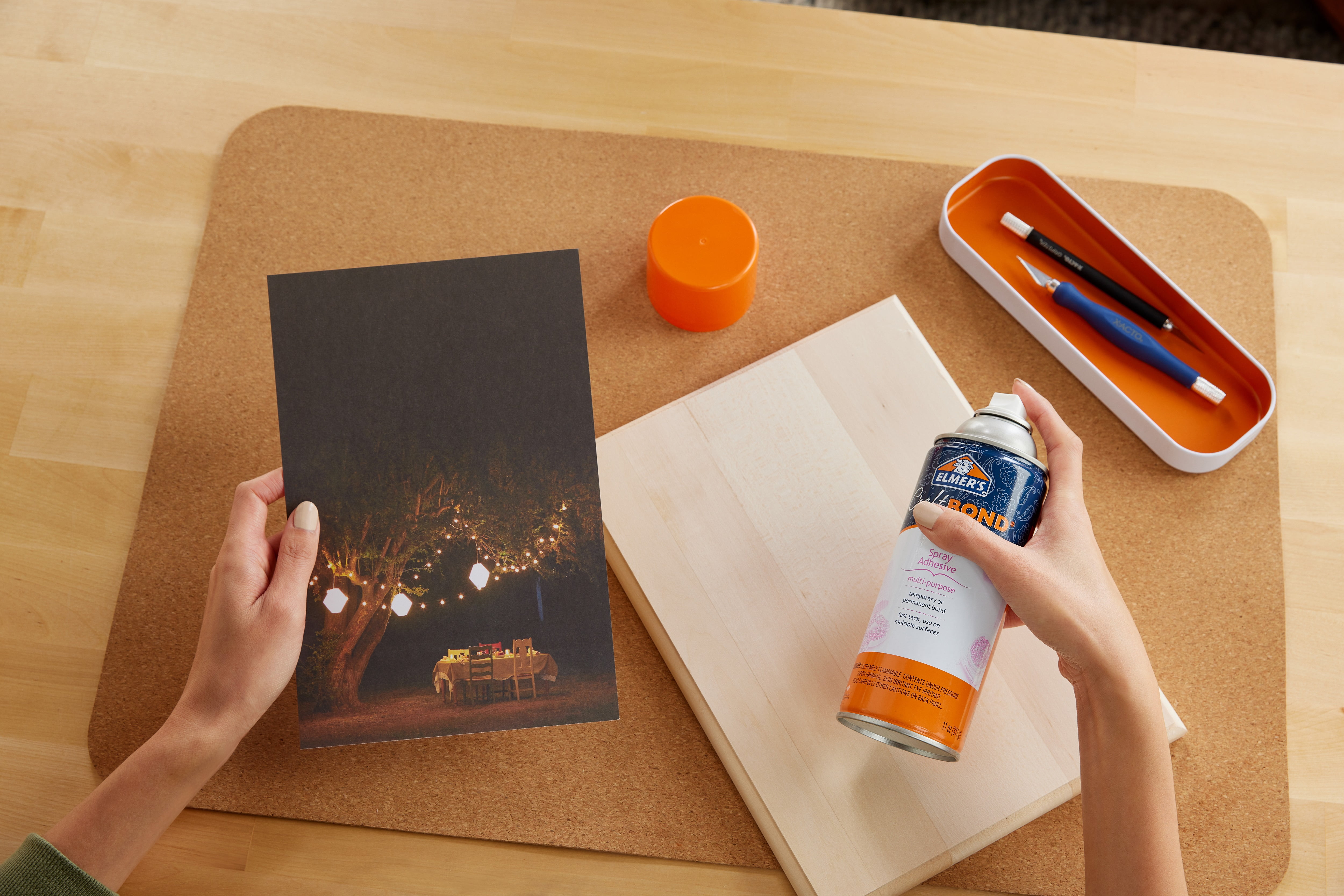 Elmer's Craft Bond Multi-Purpose Spray Adhesive, Quick-Drying Permanent Glue (Clear, 4 oz) unu3z