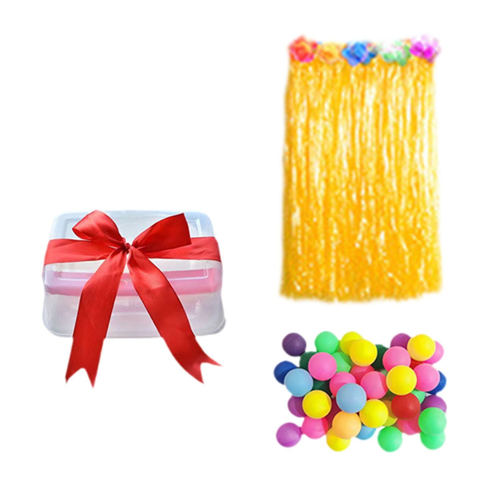 Almencla Shaking Ball Game Set Interactive Backyard Activity Toy for Kids and Adults (30 Balls, 98.43 in Ribbon) svaka