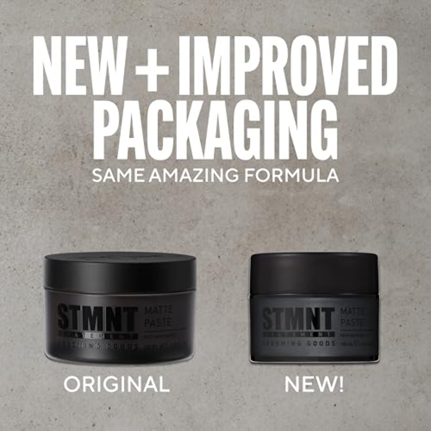 STMNT Grooming Goods Matte Paste, Strong Hold Hair Styling Clay (3.3 oz) q4ay8