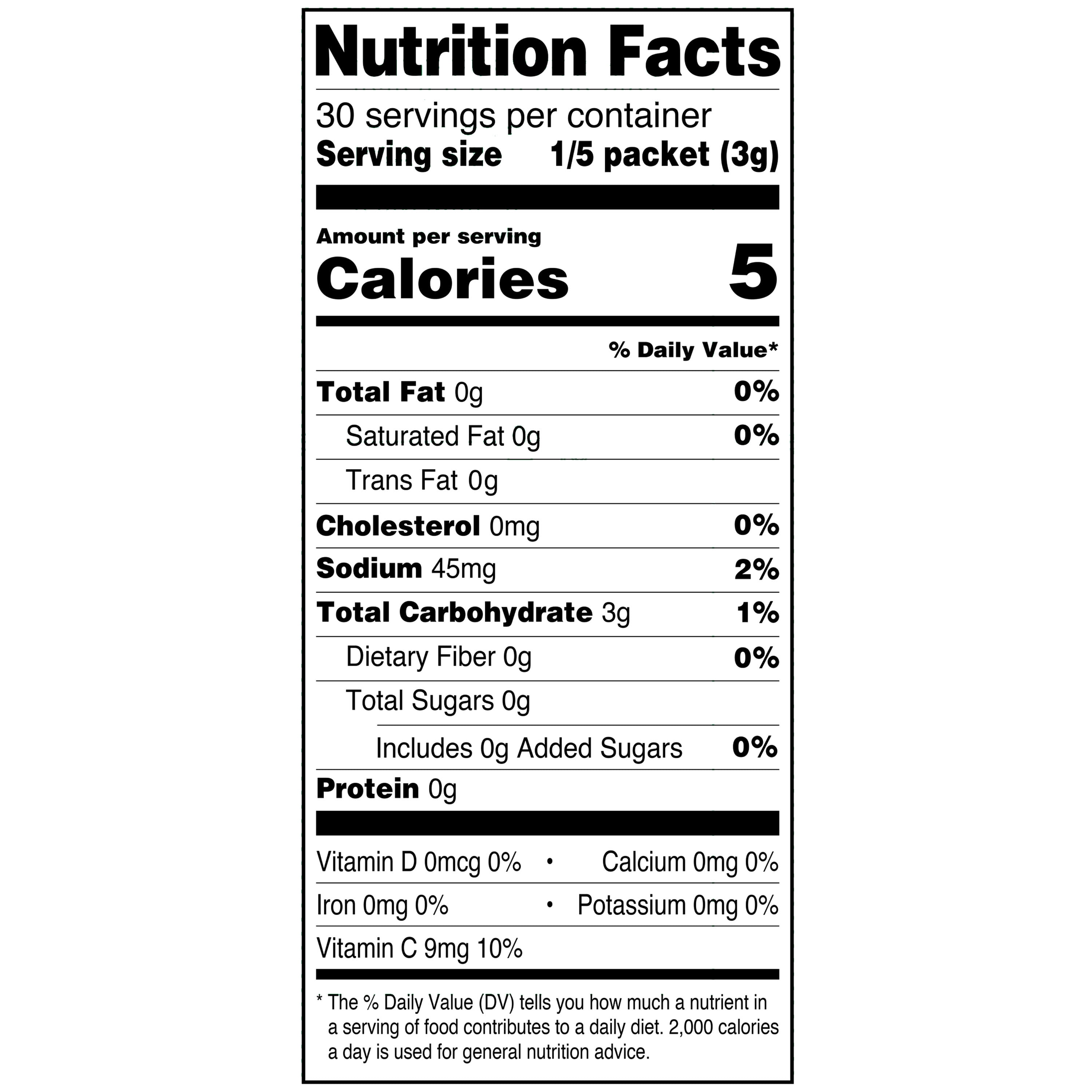 Great Value Lemonade Liquid Drink Mix, Sugar-Free, Refreshing Citrus Flavor (6 Count, 0.53 oz) c4df7