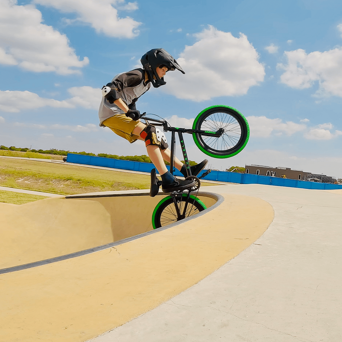 Cubsala 18 in Freestyle BMX Kids Bike for Boys and Girls (Blue, 18 in) f2stk