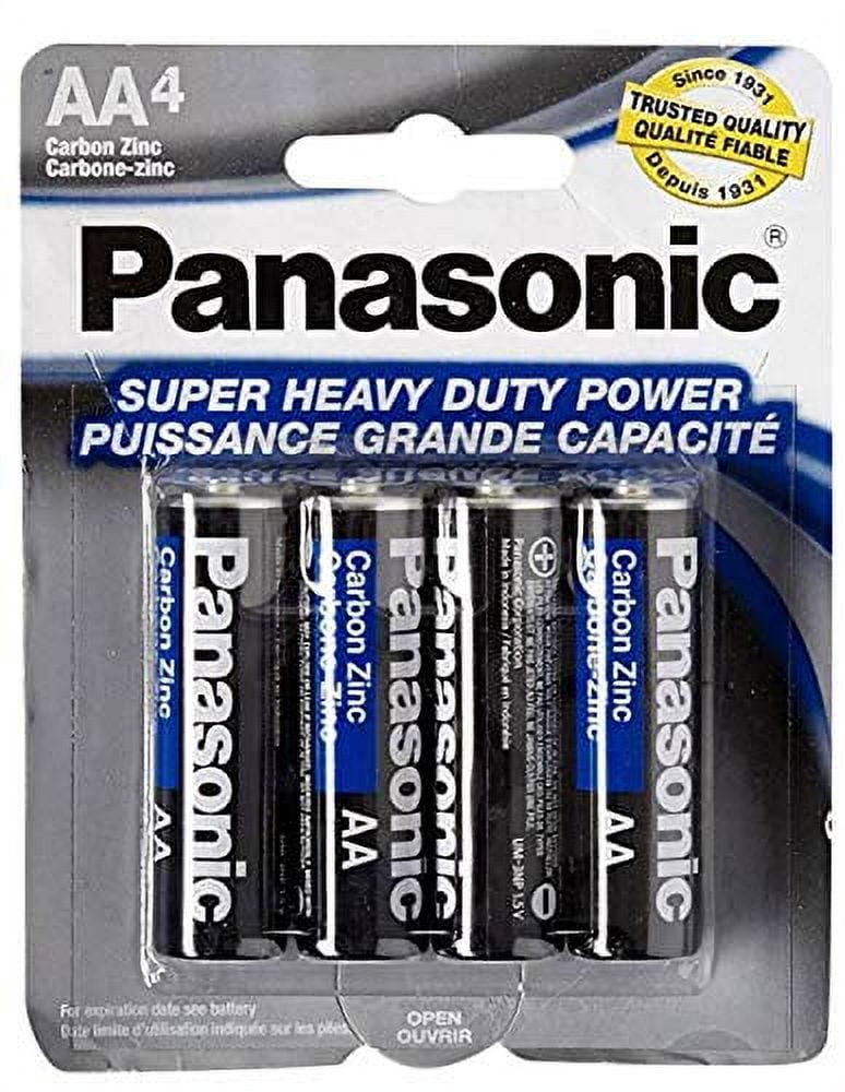 Panasonic AA Carbon Zinc Batteries, Long-Lasting Power for Household Devices (Black, 8 Pack) pi5wd