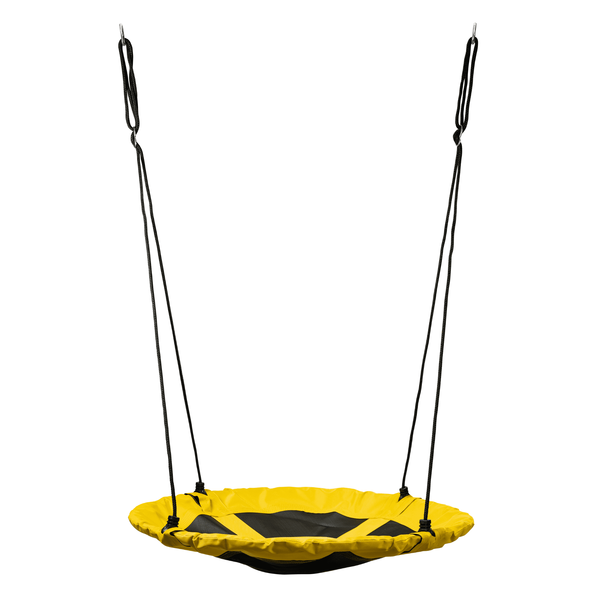 MinnARK Saucer Swing, Heavy-Duty Outdoor Hanging Seat for Kids and Adults (Yellow, 40 in) s6wdz