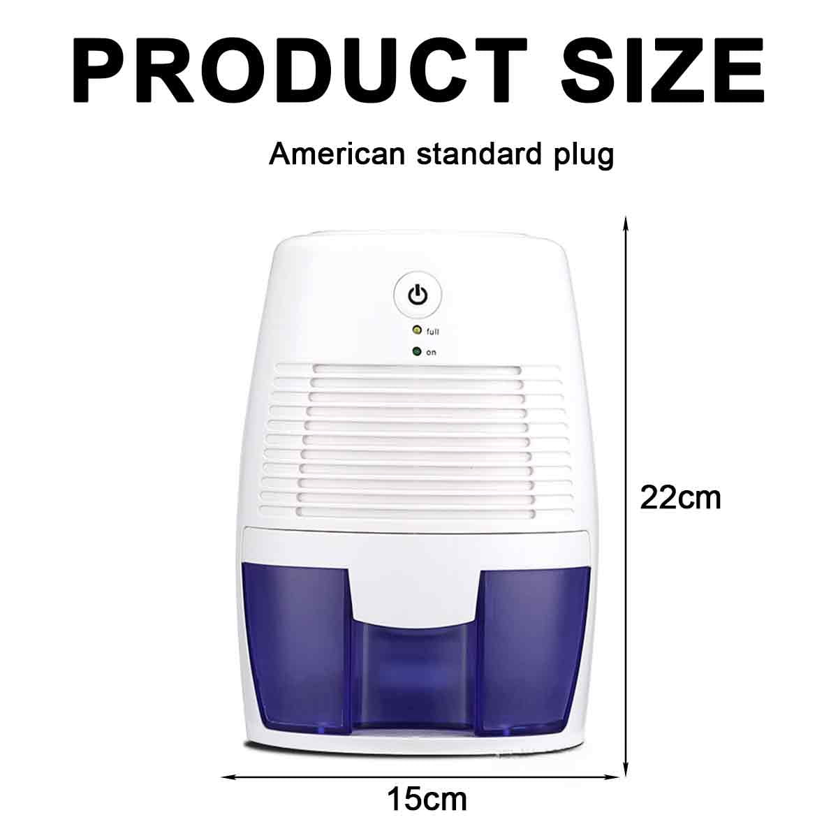 Lartppy Compact Portable Dehumidifier for Bedroom and Home (White, 34 fl oz) r5rzr