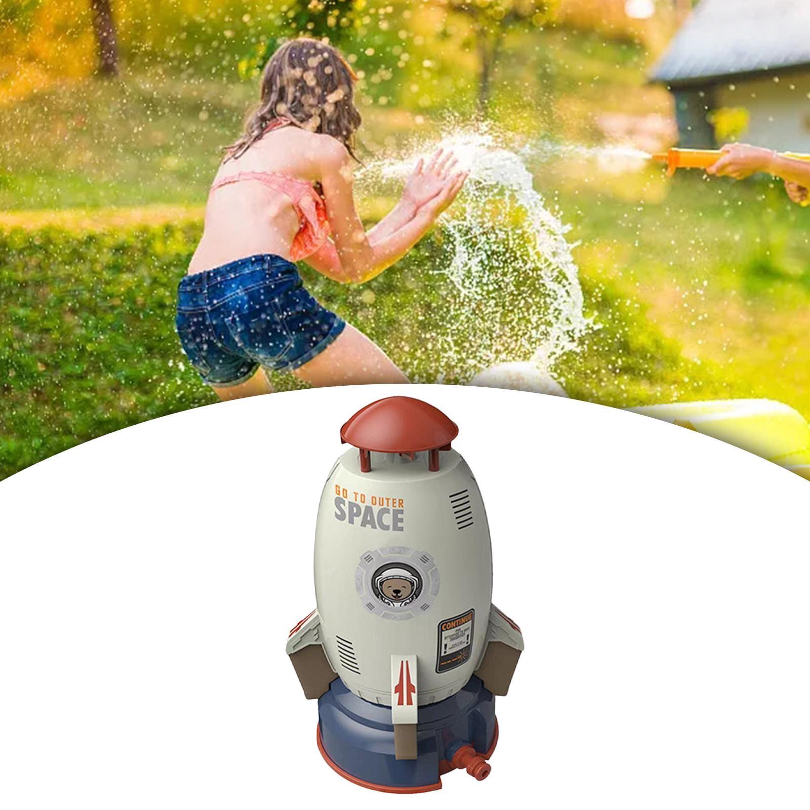 Shamjina Rocket Sprinkler Toy Outdoor Water Spray Launcher (White, 6 ft Height) spn3i