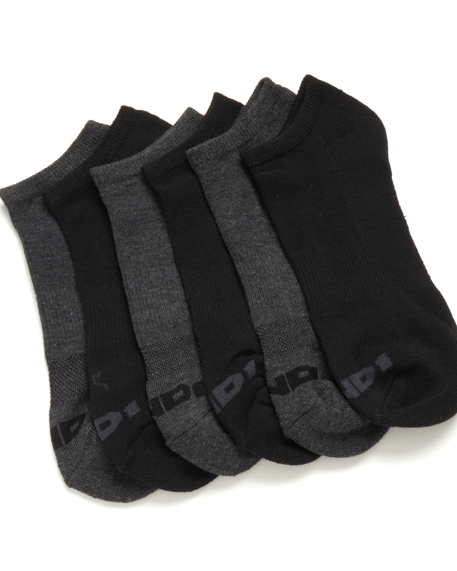 AND1 Men's Cushion No Show Socks, Arch Support Athletic Performance (Black, 12 Pack) ap2nb