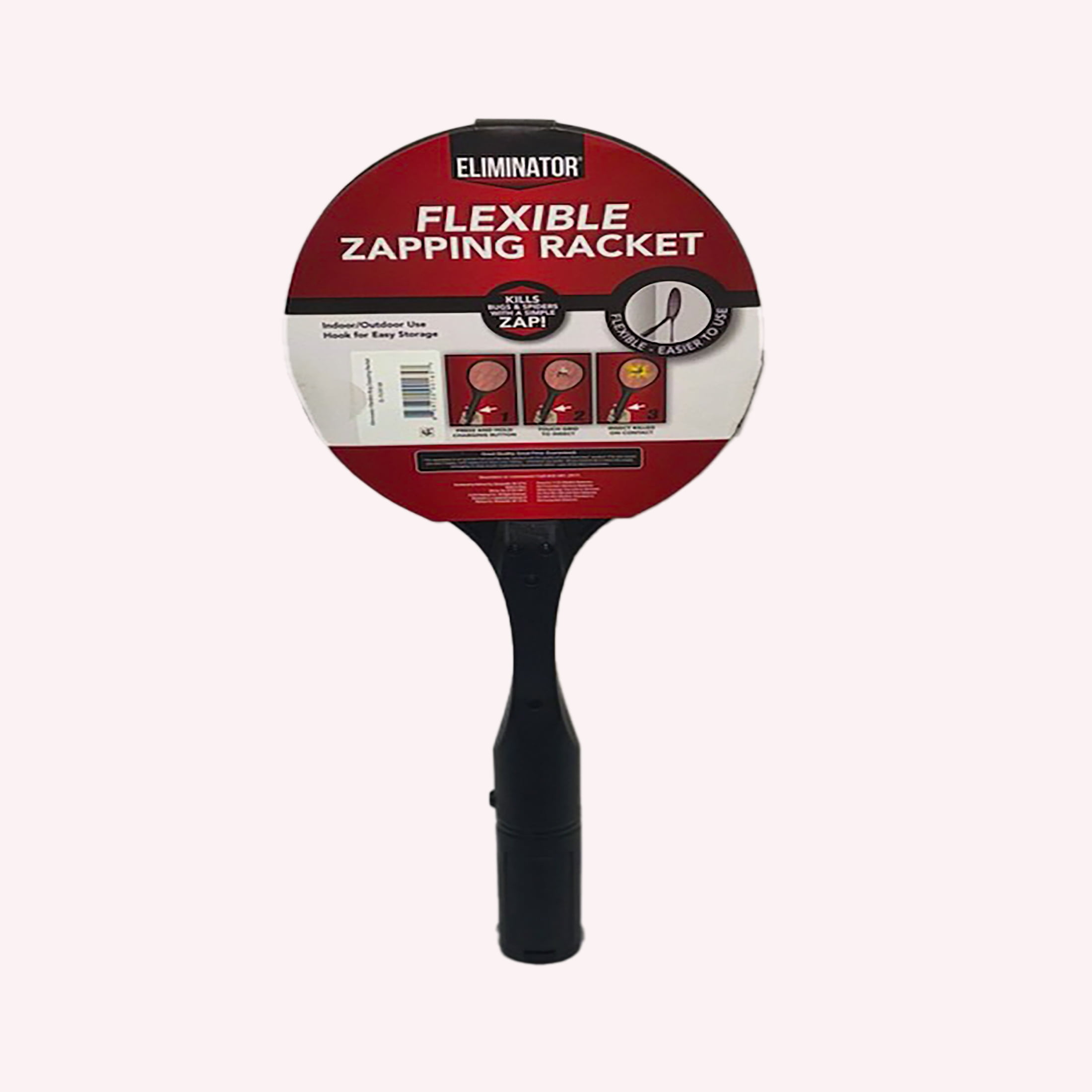 Eliminator Flexible Bug Zapping Racket (Black, 1 Pack) 8mx6y