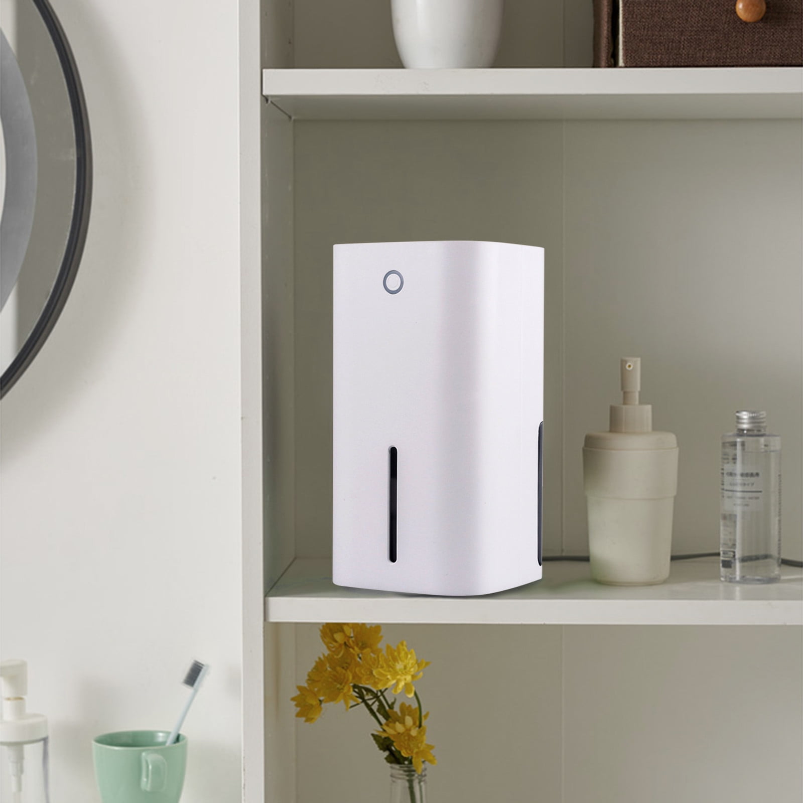 Beforeyayn Portable Mini Dehumidifier Ultra Quiet Auto Shutoff for Home (White, 16 oz) vi09x