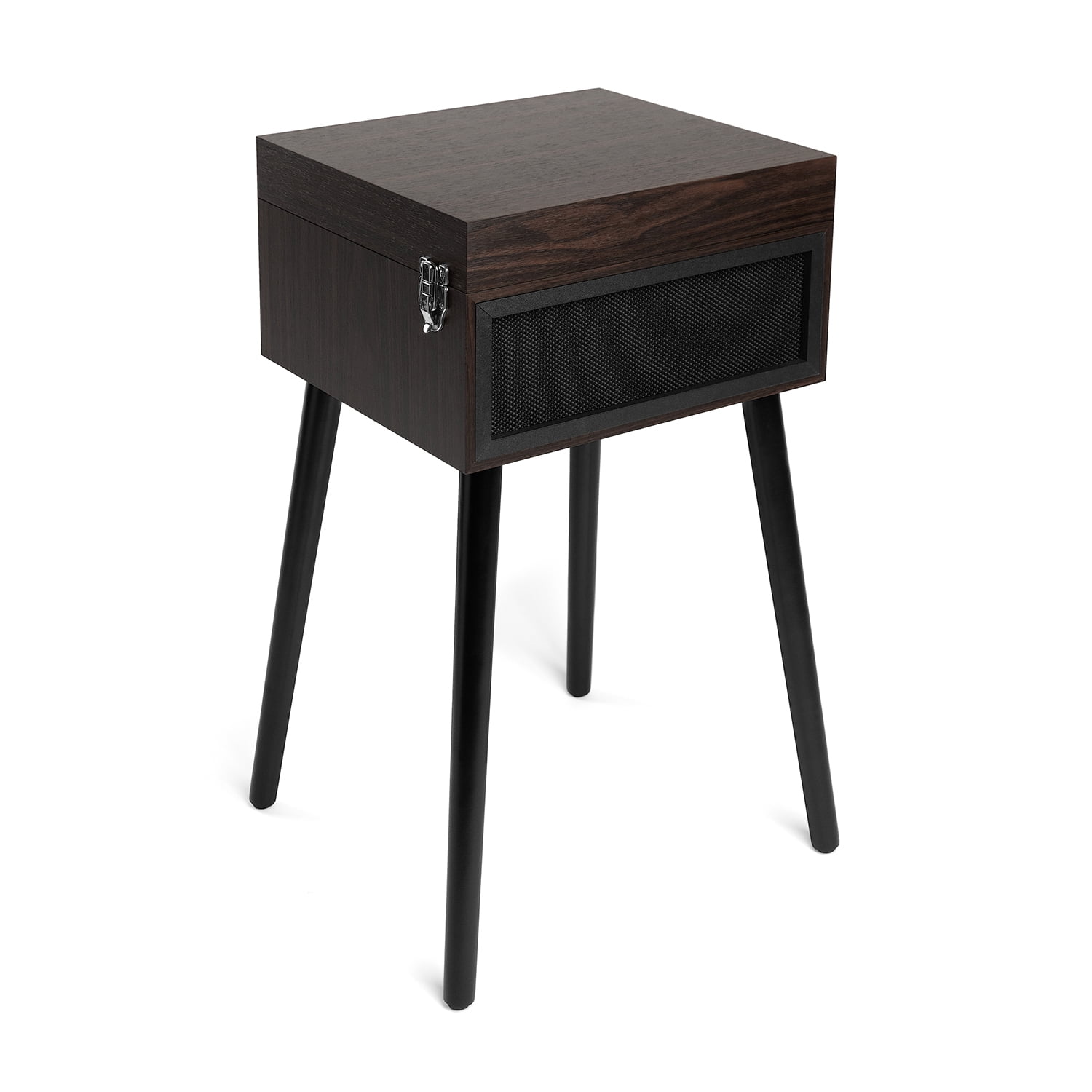 Victrola Liberty Bluetooth Record Player 3-Speed Turntable with Stand (Brown, 17.1 in x 15.7 in x 11 in) 7dp6p