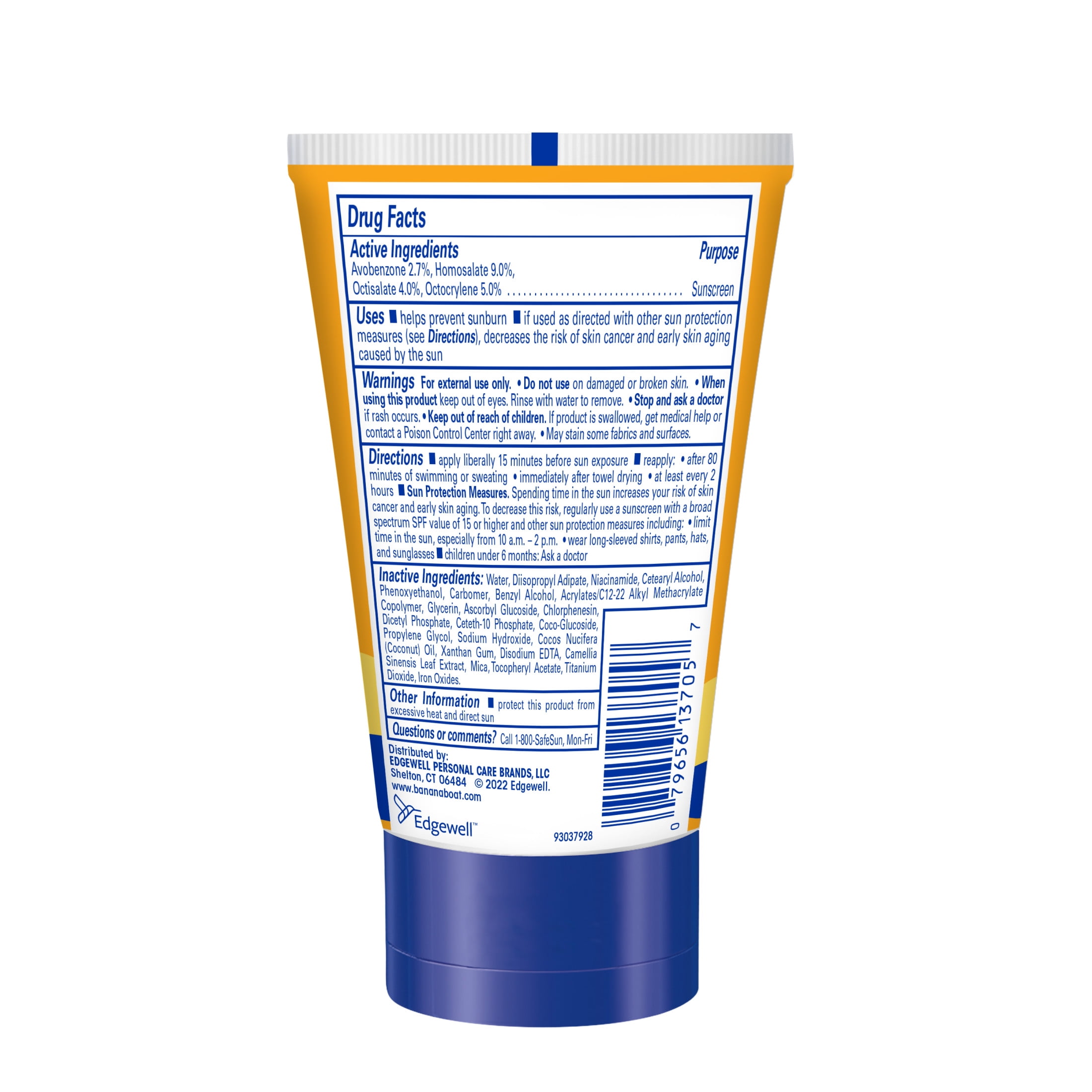 Banana Boat Light-Weight Face Sunscreen Lotion with Vitamin C & Niacinamide SPF 50 (2 fl oz) 82xeo