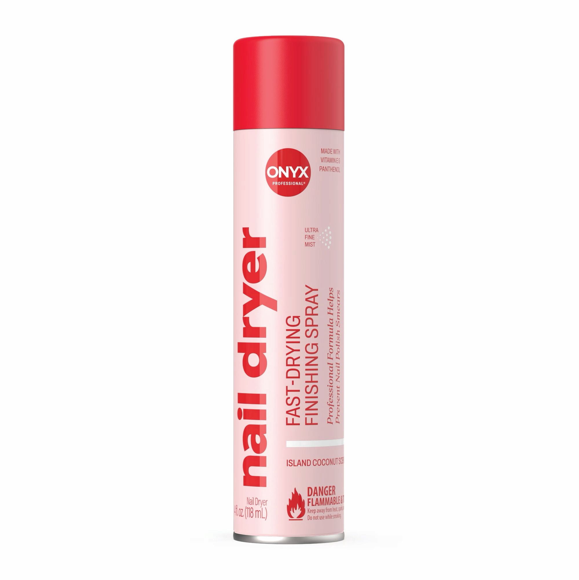 ONYX Professional Nail Dryer Fast Drying Spray (Clear, 2 fl oz) mw3vd