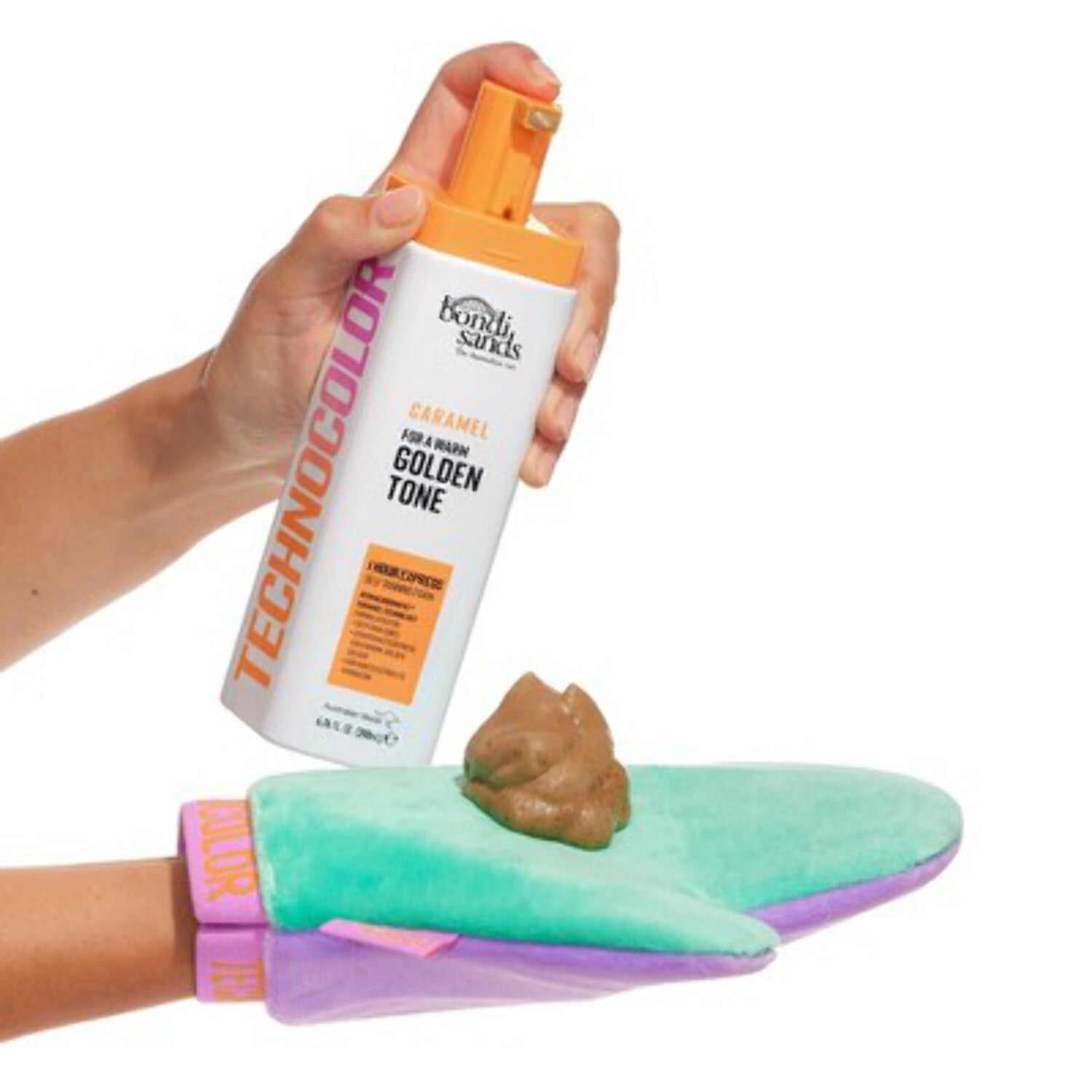 Bondi Sands Technocolor Express Self Tanning Foam, Streak-Free Natural Glow (Caramel, 6.76 fl oz) uijso