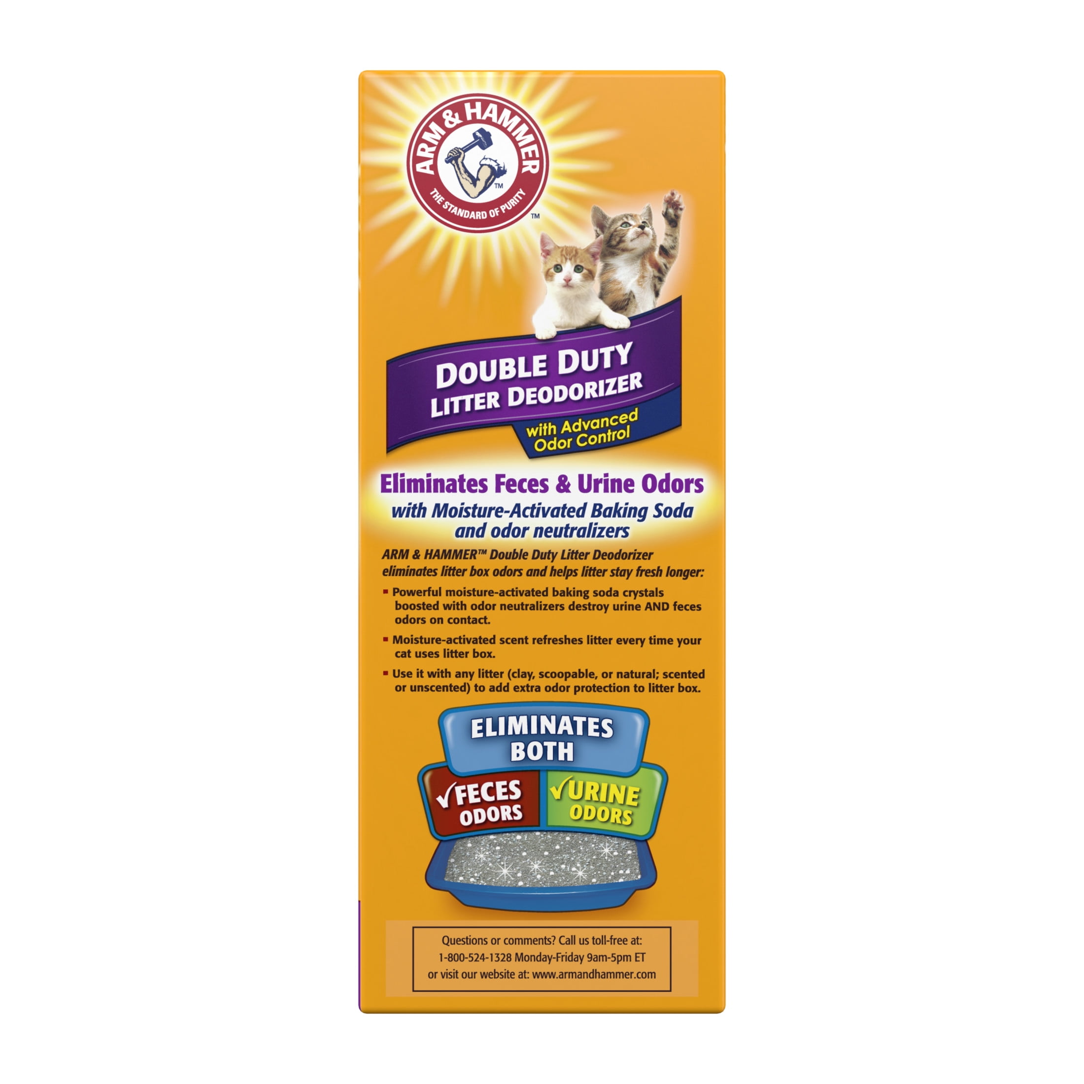 ARM & HAMMER Double Duty Cat Litter Deodorizer and Pet Odor Eliminator (33 oz) cby60